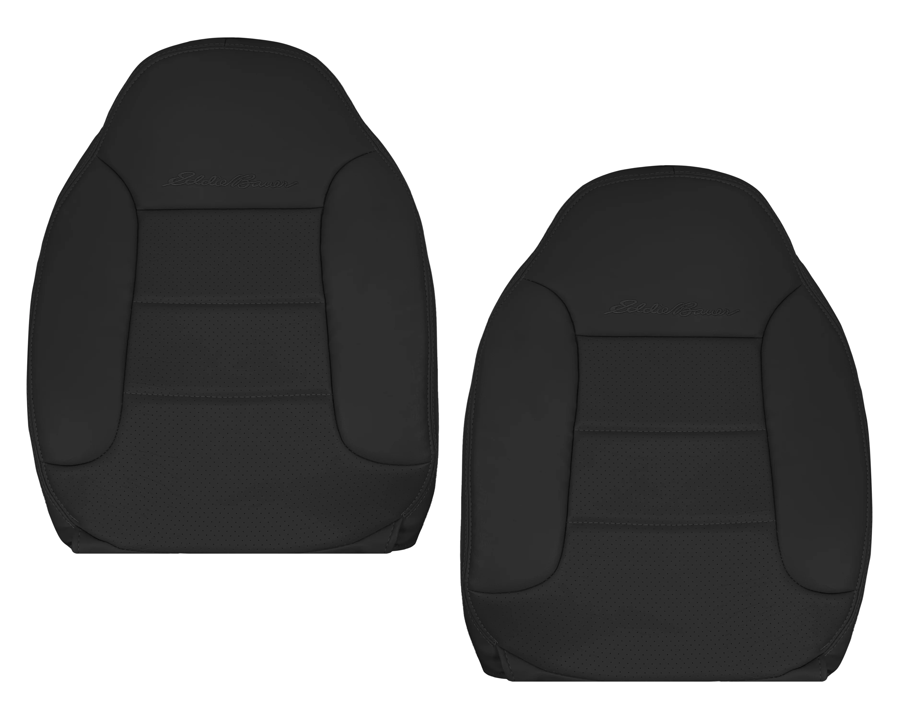 1992 - 1996 Ford Bronco Eddie Bauer Synthetic Leather Seat Cover In Black - Image 20