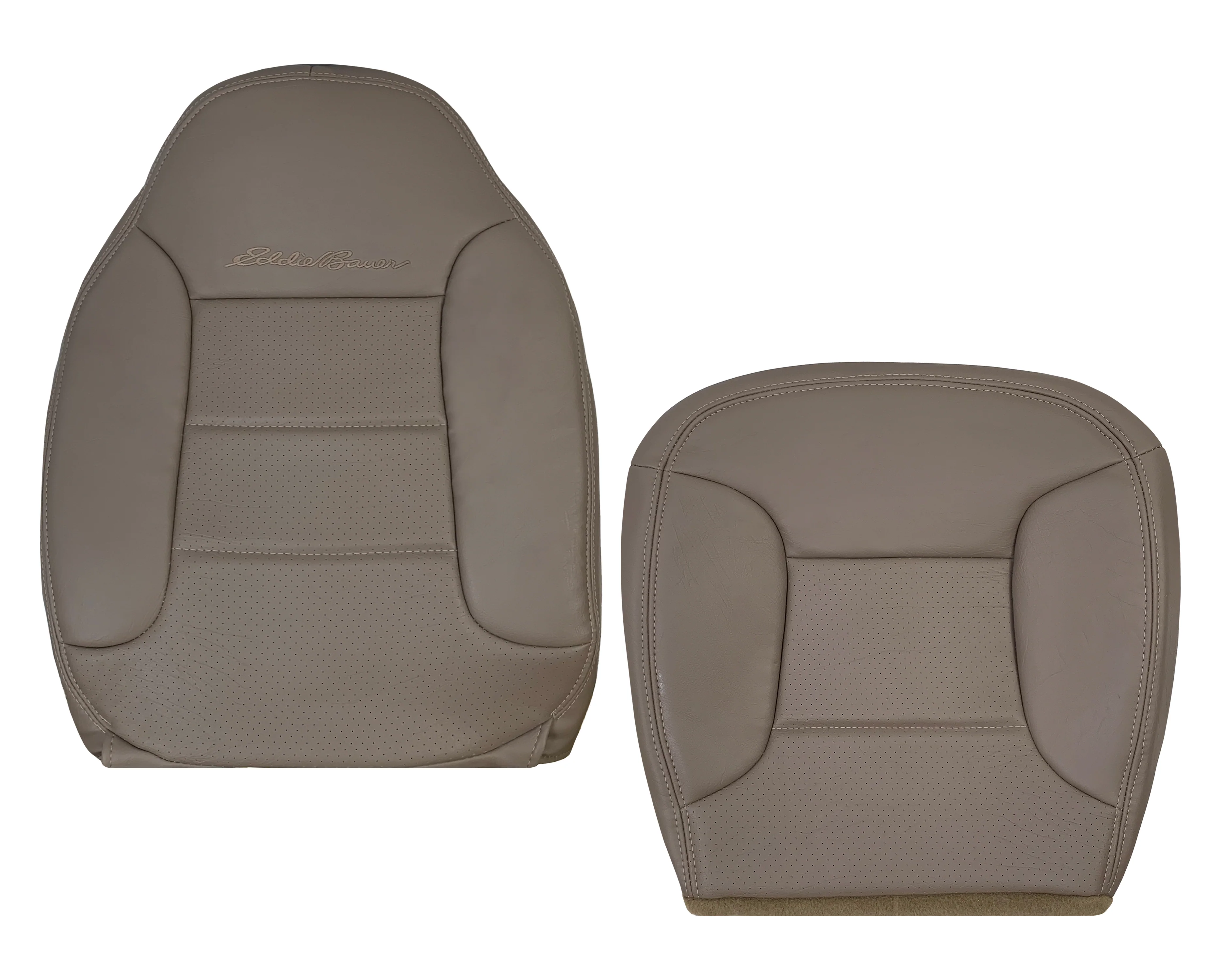 1992 - 1996 Ford Bronco Eddie Bauer Synthetic Leather Seat Cover In Mocha Tan - Image 28
