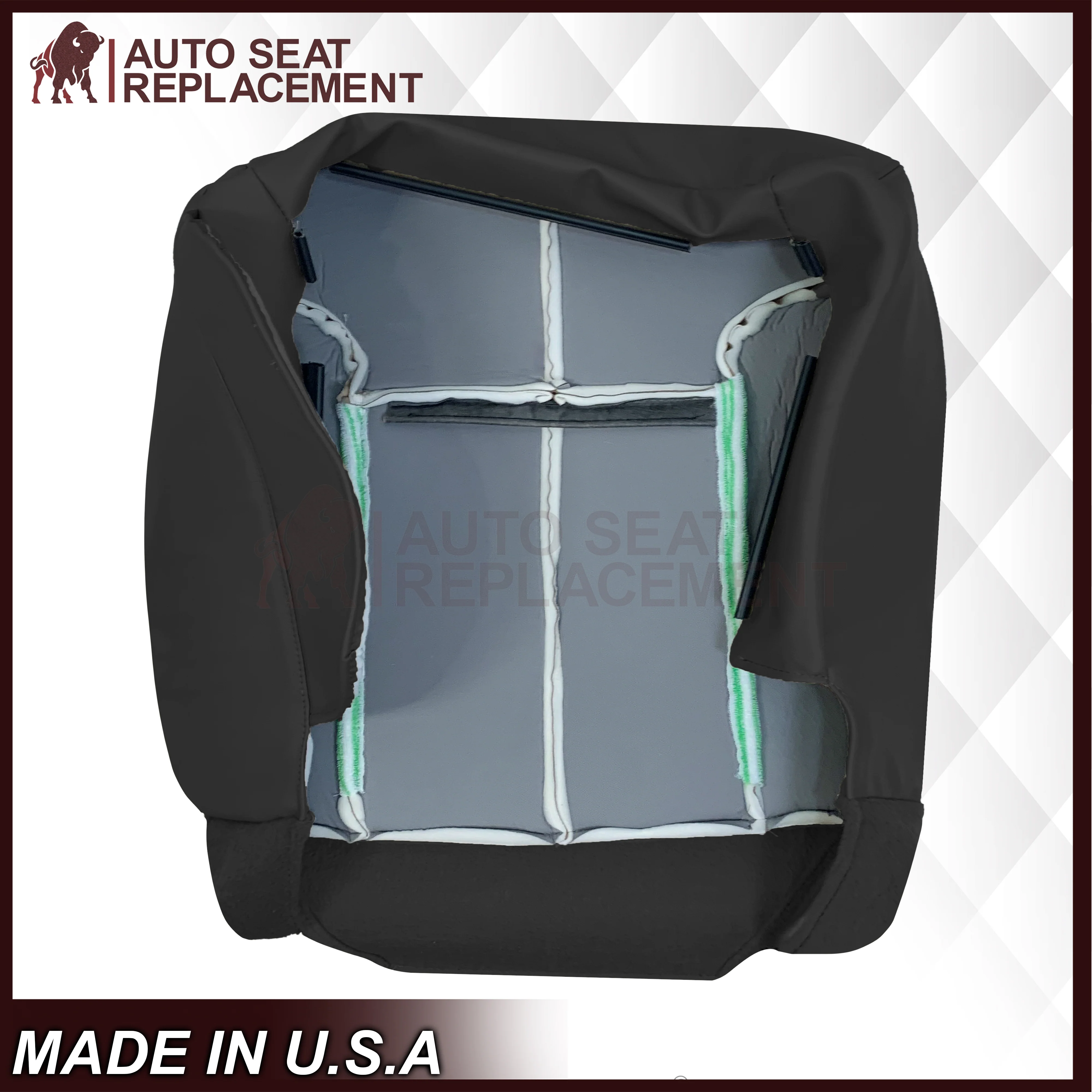 1994 - 1997 Dodge Ram Laramie SLT 1500 2500 3500 Seat Covers in Black: Choose From Variation - Image 16