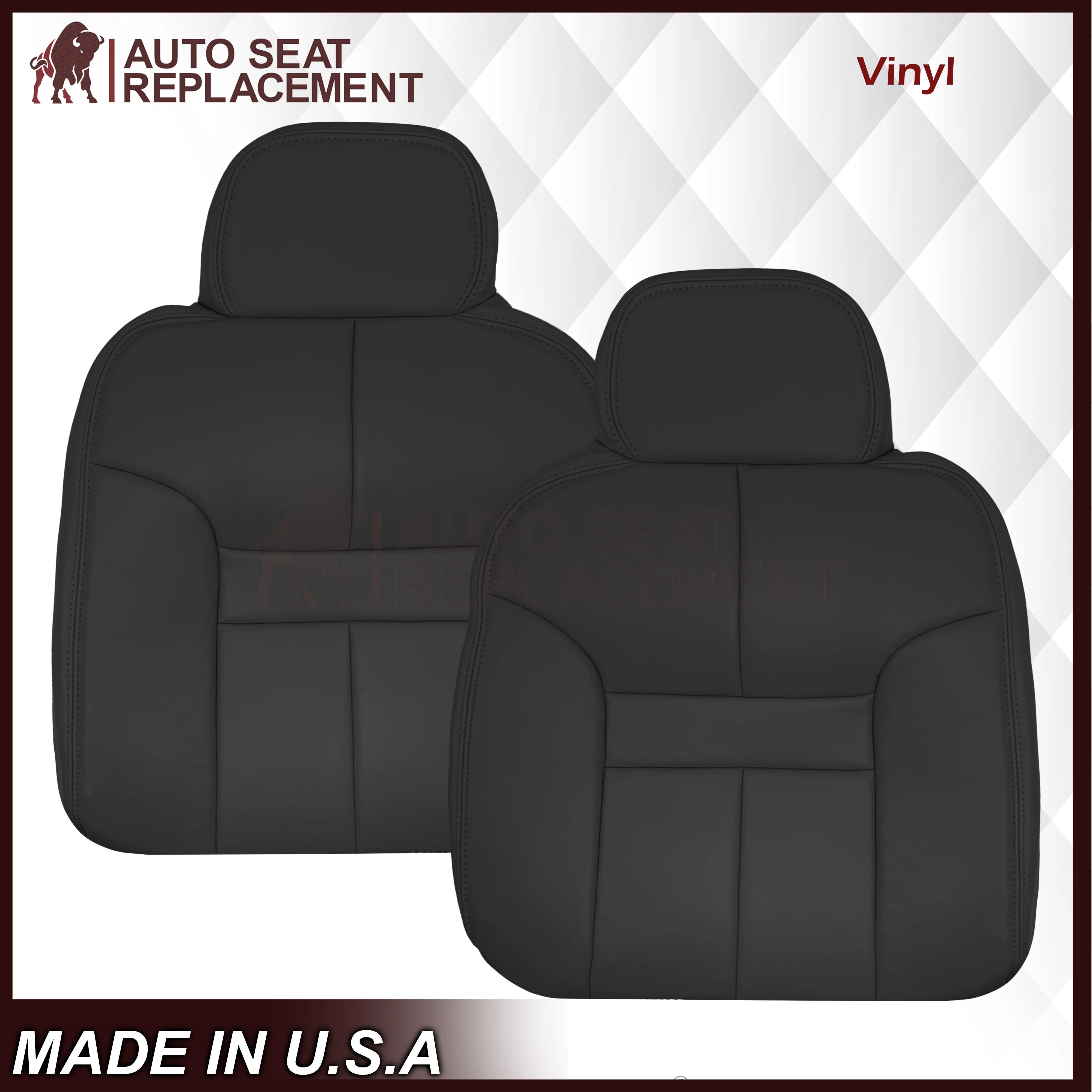 1994 - 1997 Dodge Ram Laramie SLT 1500 2500 3500 Seat Covers in Black: Choose From Variation - Image 5