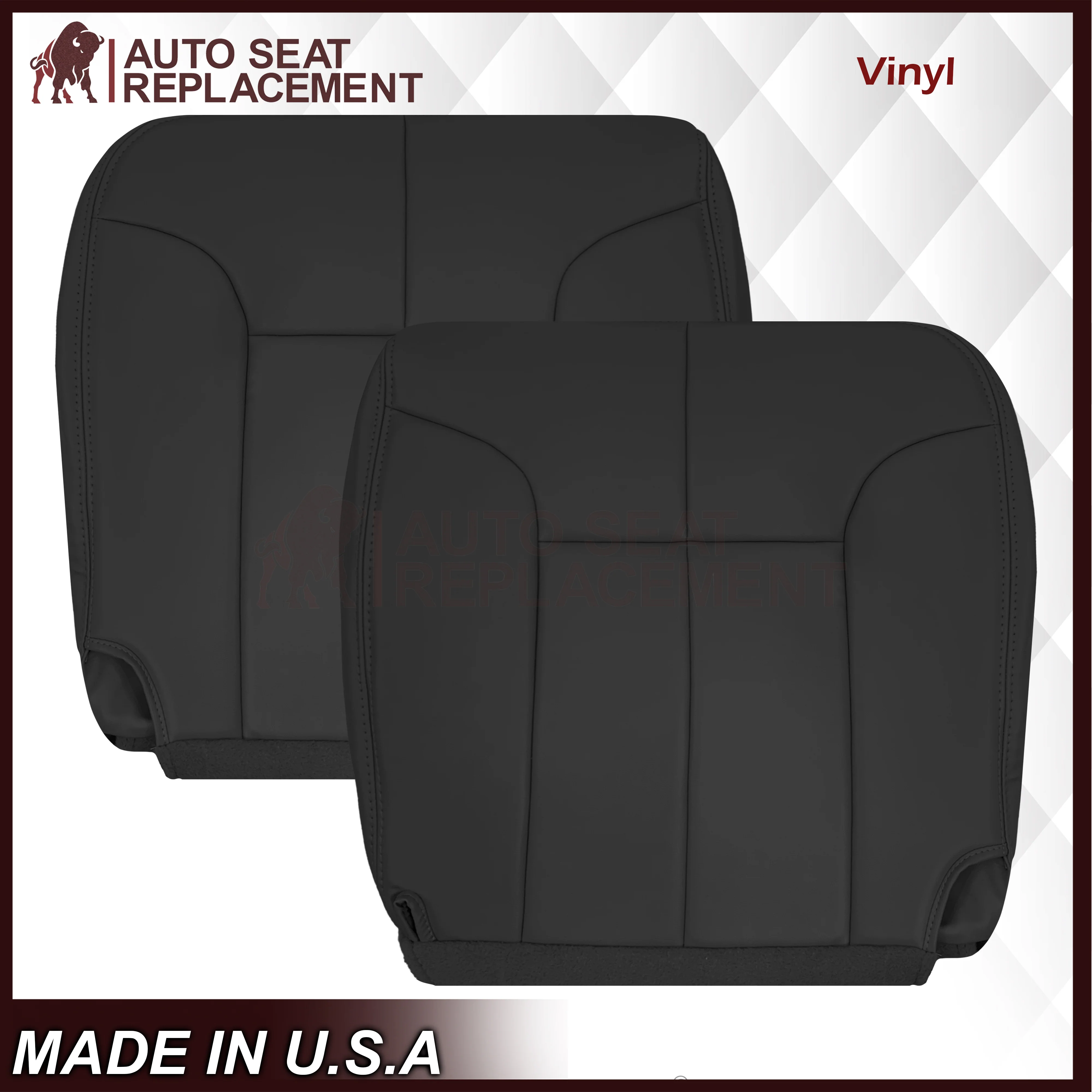 1994 - 1997 Dodge Ram Laramie SLT 1500 2500 3500 Seat Covers in Black: Choose From Variation - Image 6