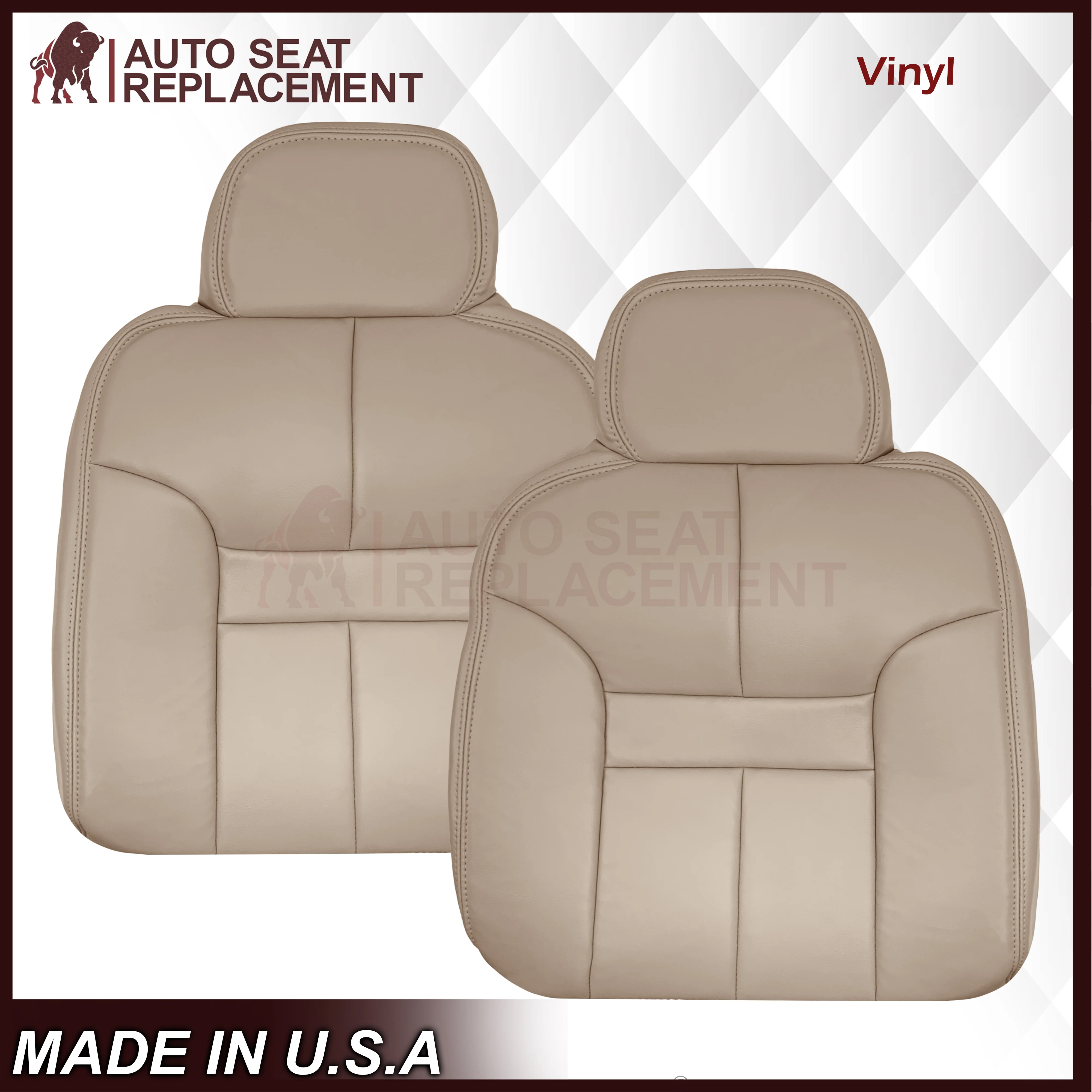 1994 - 1997 Dodge Ram Laramie SLT 1500 2500 3500 Seat Covers in Tan: Choose From Variation - Image 6