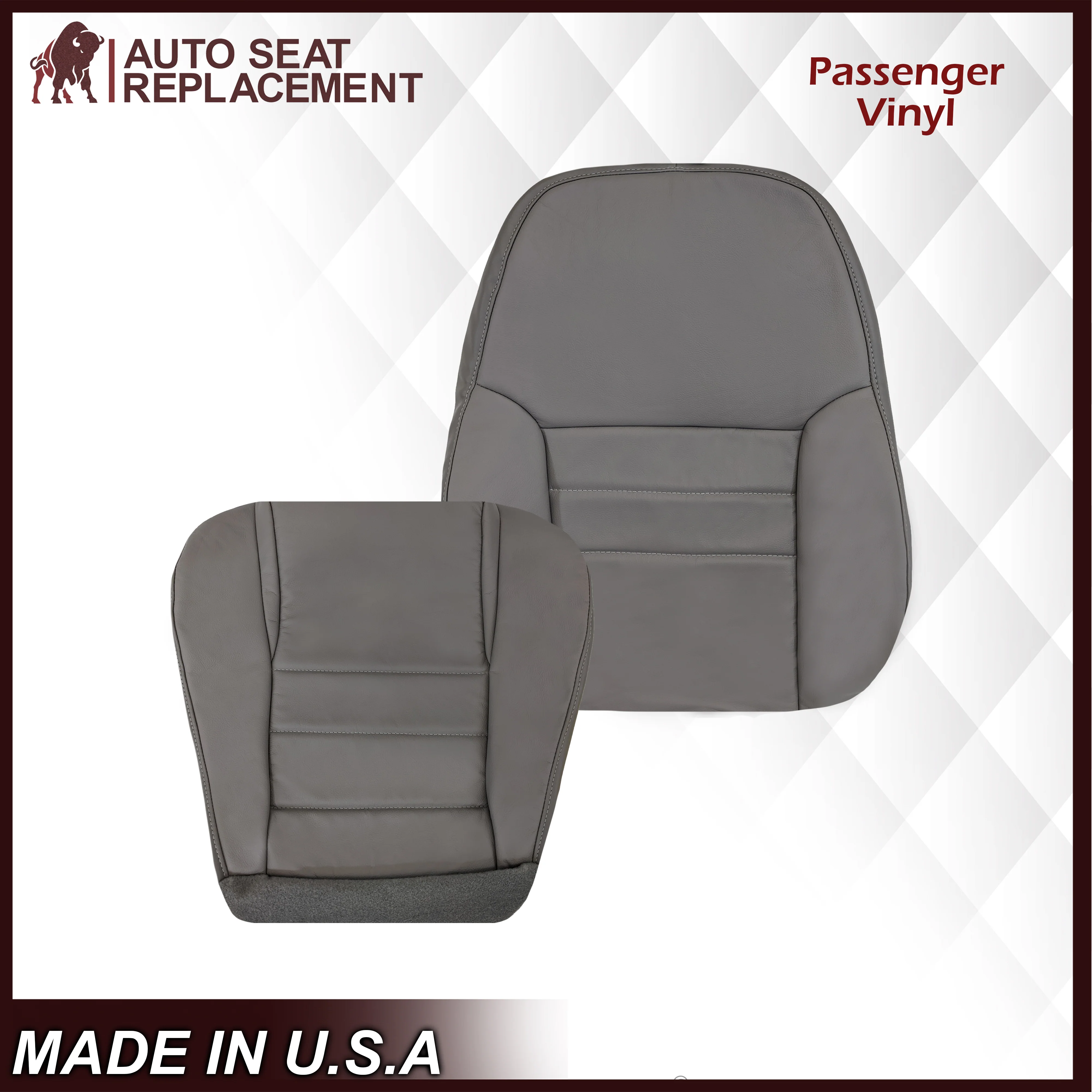 1994-1998 Ford Mustang Replacement Seat Cover in Gray: Choose From Variation - Image 10