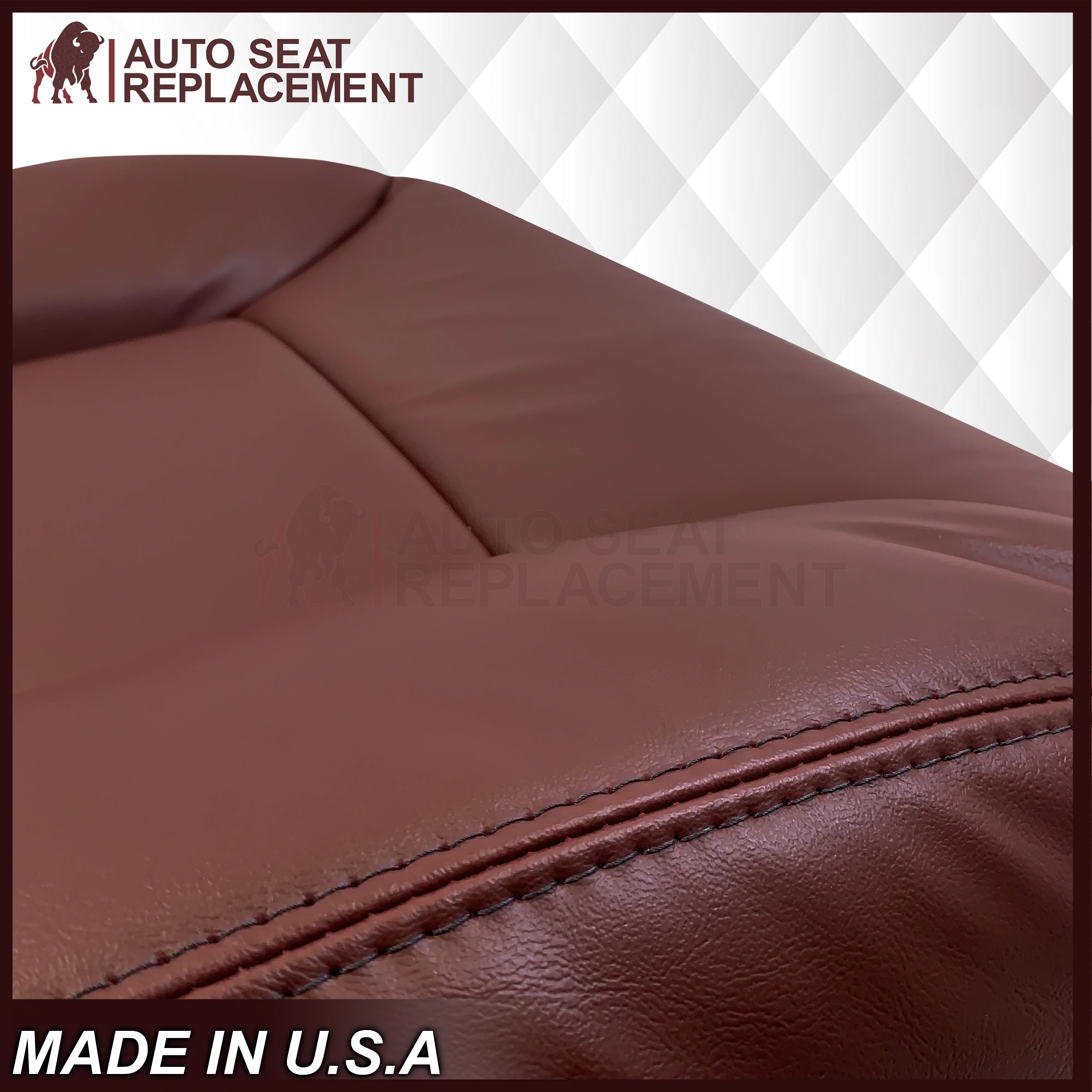 1995 1996 1997 1998 1999 Chevy Silverado LT LS Z71 Vinyl Seat Covers In Ruby Red - Image 20