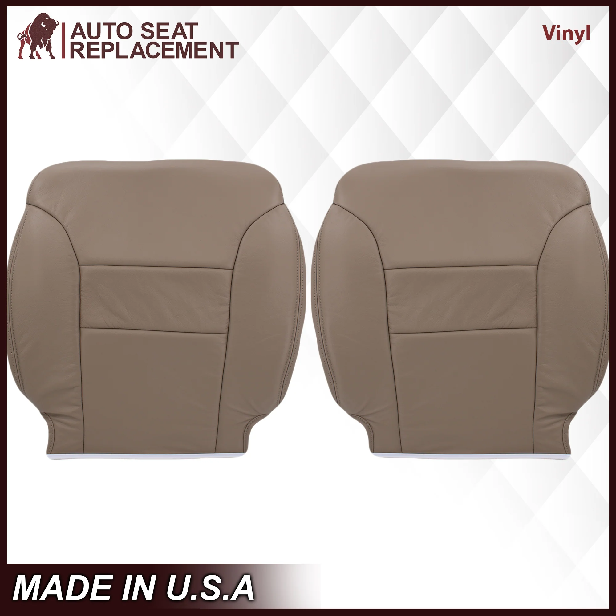 1995-1999 Chevy Tahoe/Suburban/Silverado Seat Cover in Tan (60/40 Bench Bottoms): Choose your options - Image 19