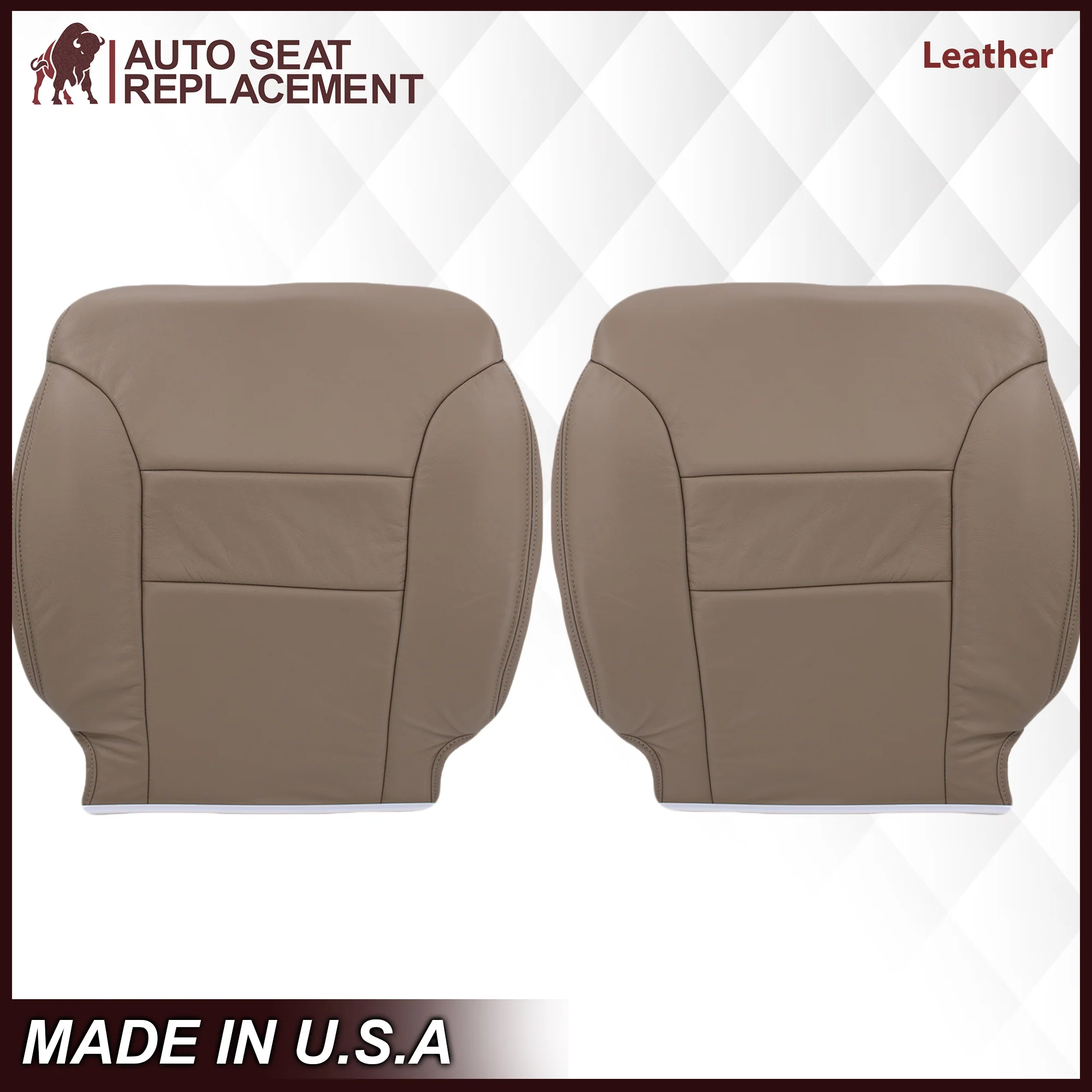 1995-1999 Chevy Tahoe/Suburban/Silverado Seat Cover in Tan (60/40 Bench Bottoms): Choose your options - Image 20