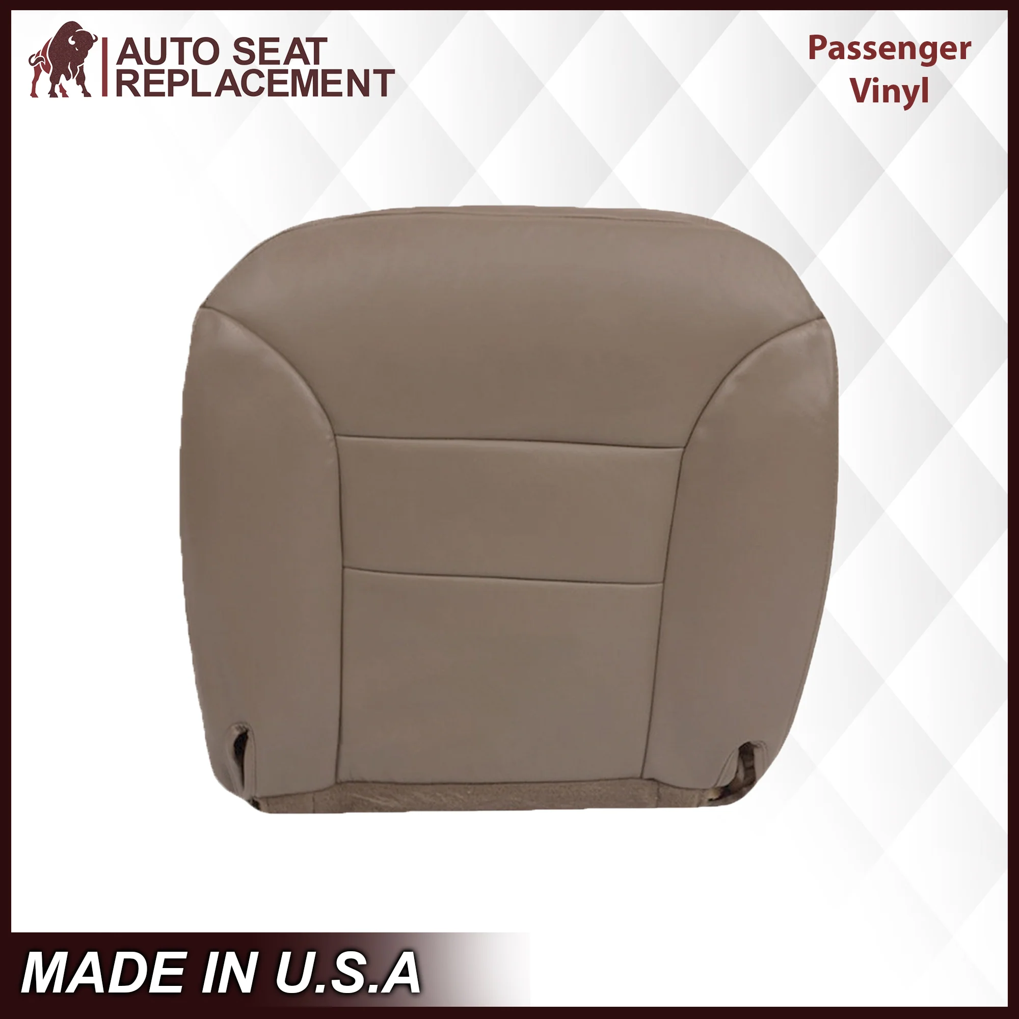 1995-1999 GMC Yukon/Sierra Seat Cover in Tan (60/40 Bench Bottoms): Choose your options - Image 13