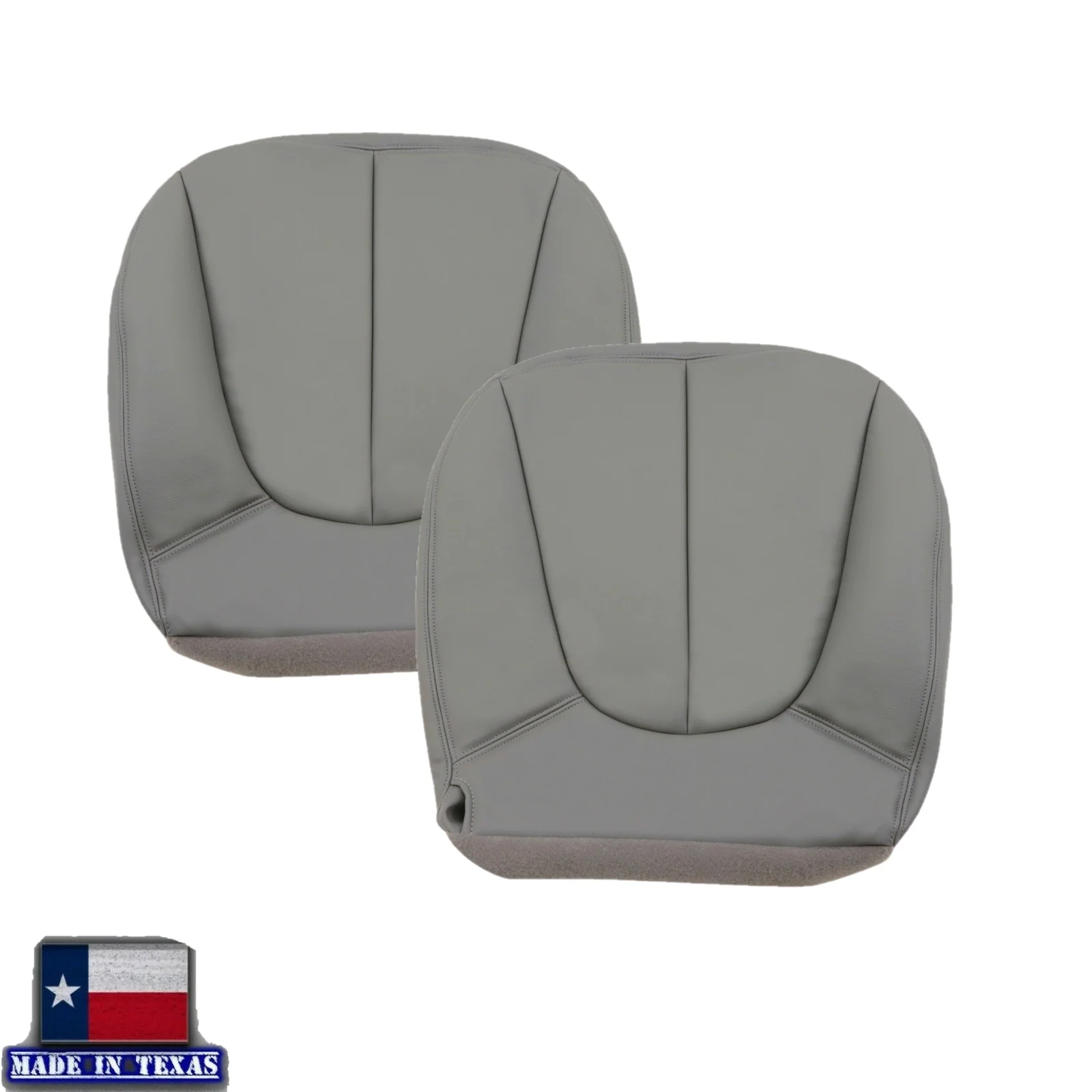 1997 1998 1999 2001 2002 Ford Expedition XLT Eddie Bauer LEATHER Seat Cover Gray - Image 3