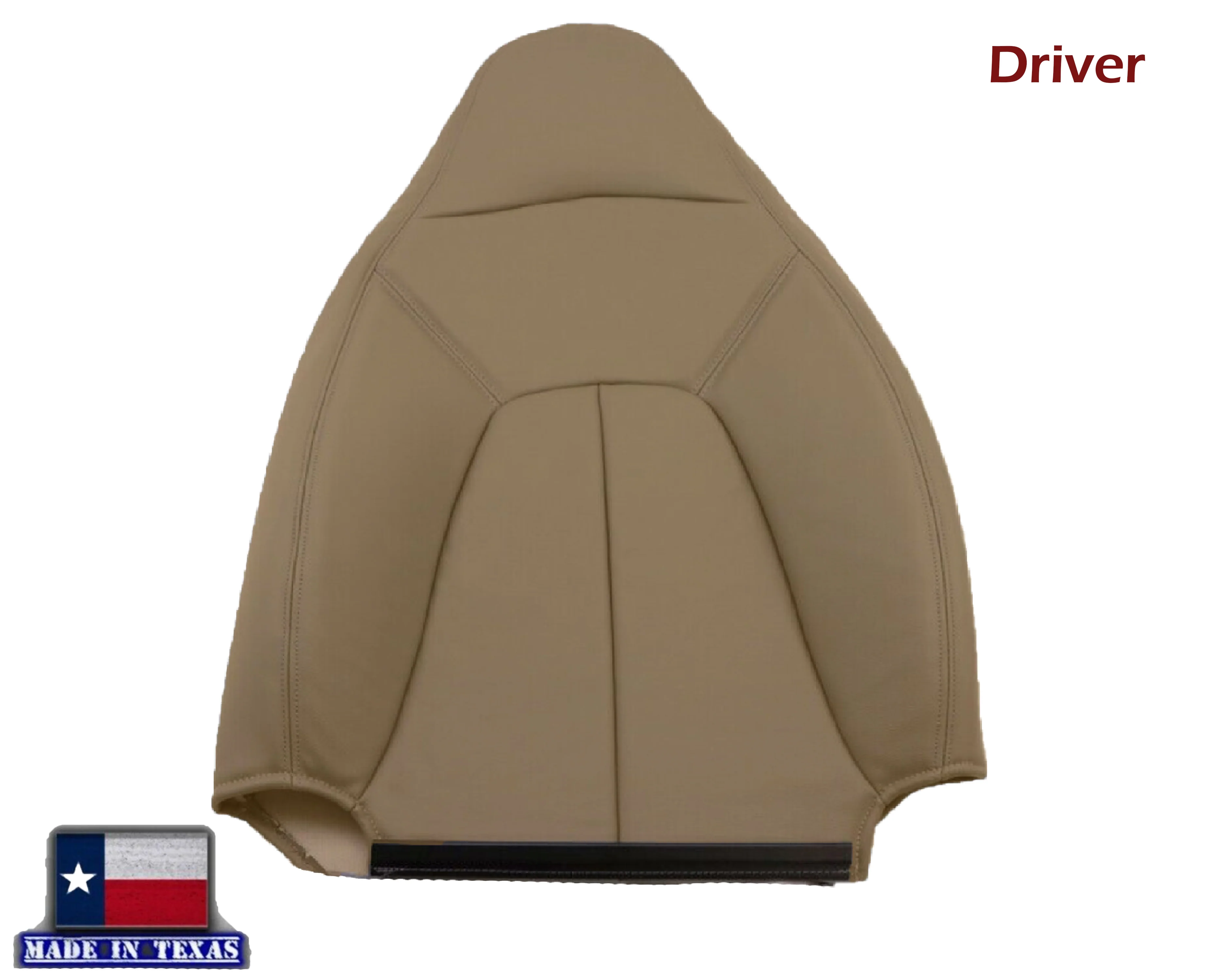 1997 1998 1999 2001 2002 Ford Expedition XLT Eddie Bauer LEATHER Seat Cover Tan - Image 6