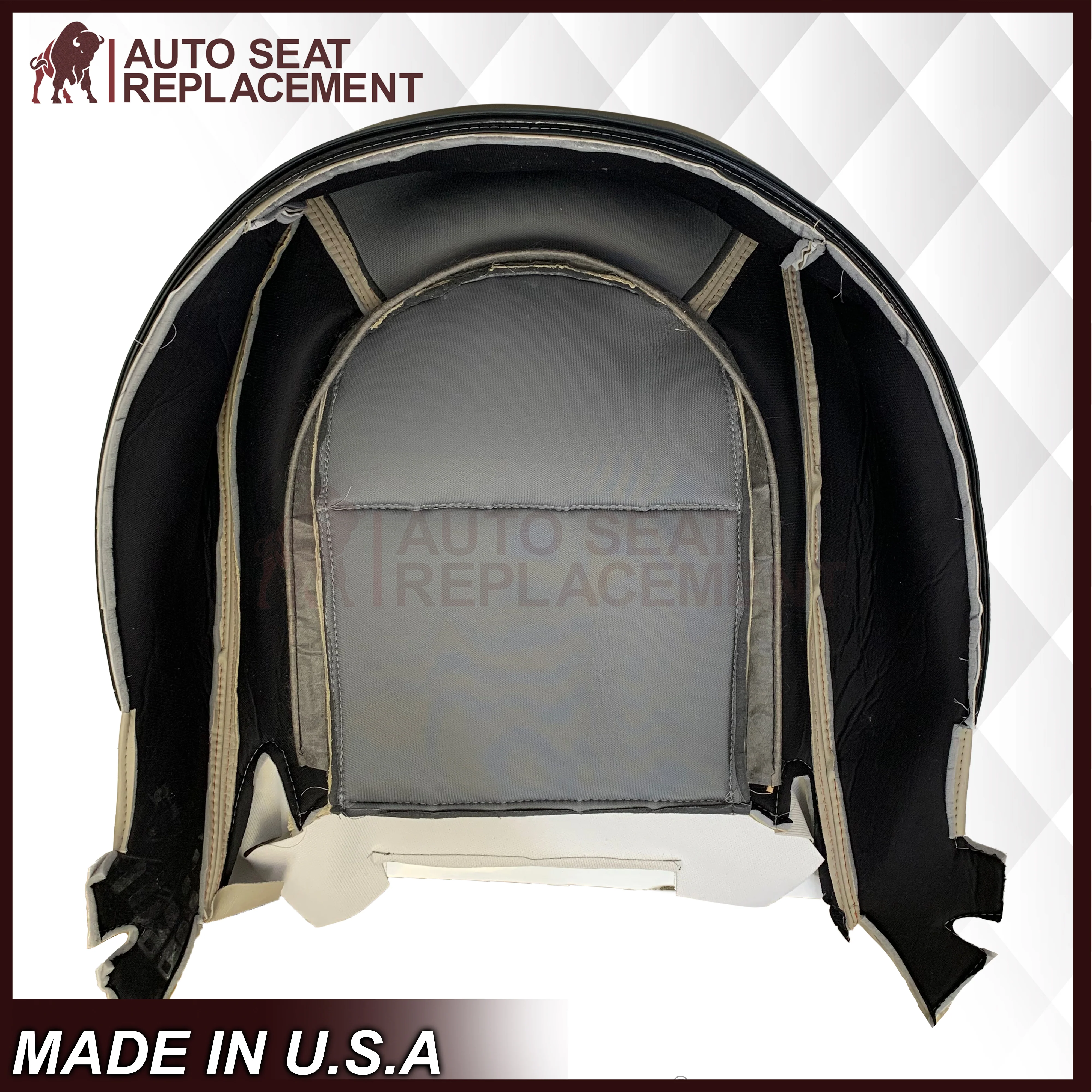 1997 - 2003 Jaguar XJ8, XJ6 4-Door L6 Genuine Leather OR Synthetic Leather Seat Covers In Oatmeal (Beige) - Image 24