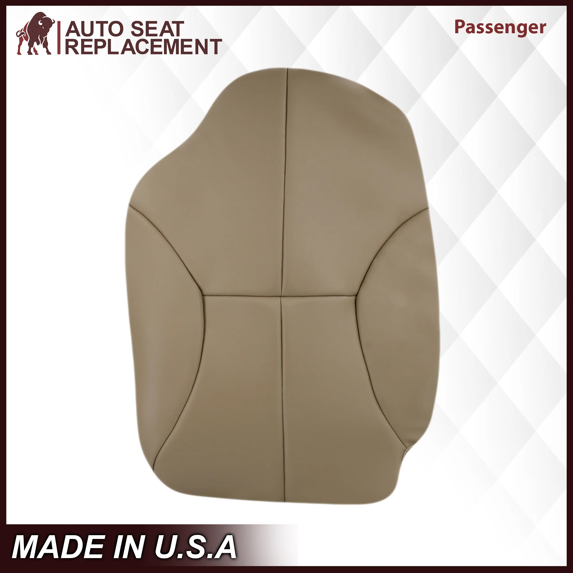 1998-2002 Dodge Ram 1500 2500 3500 (Backrest Without Logo) in Tan: Choose From Variation - Image 6