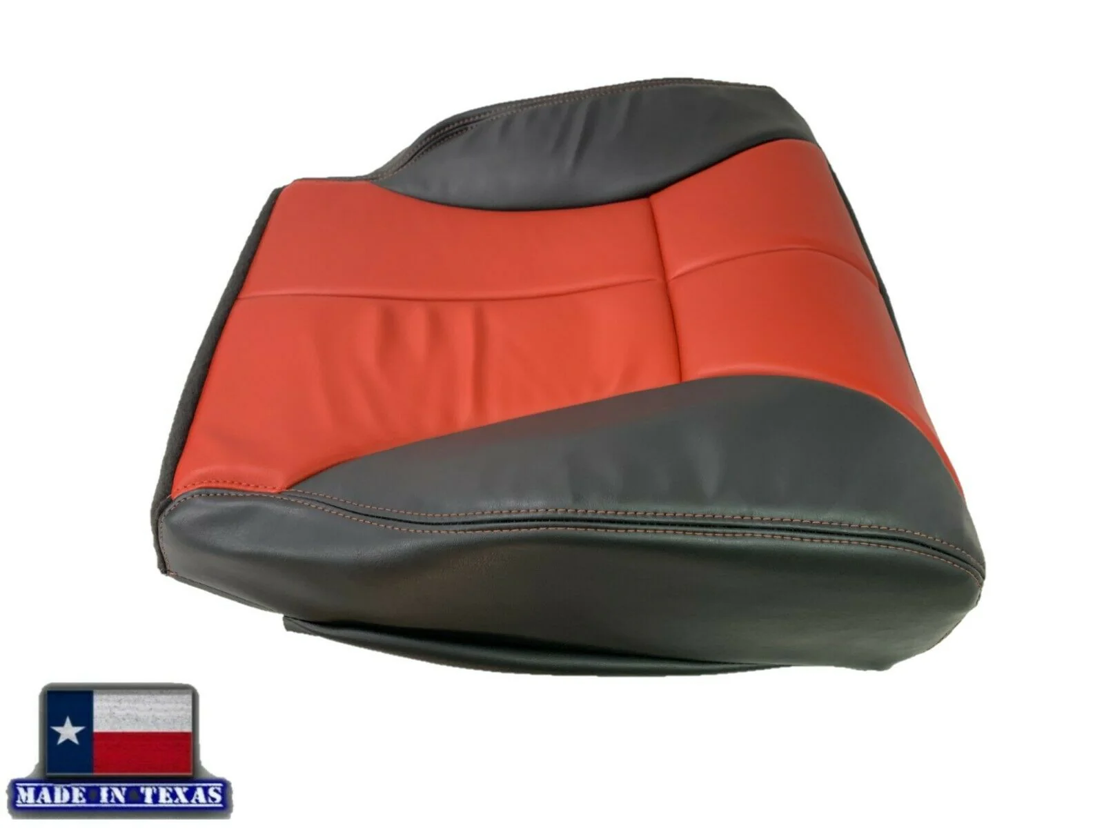 1998-2002 Dodge Ram 1500 2500 3500 in CUSTOM Agate Dark Gray & Red (Red Stitching): Choose From Variation - Image 3