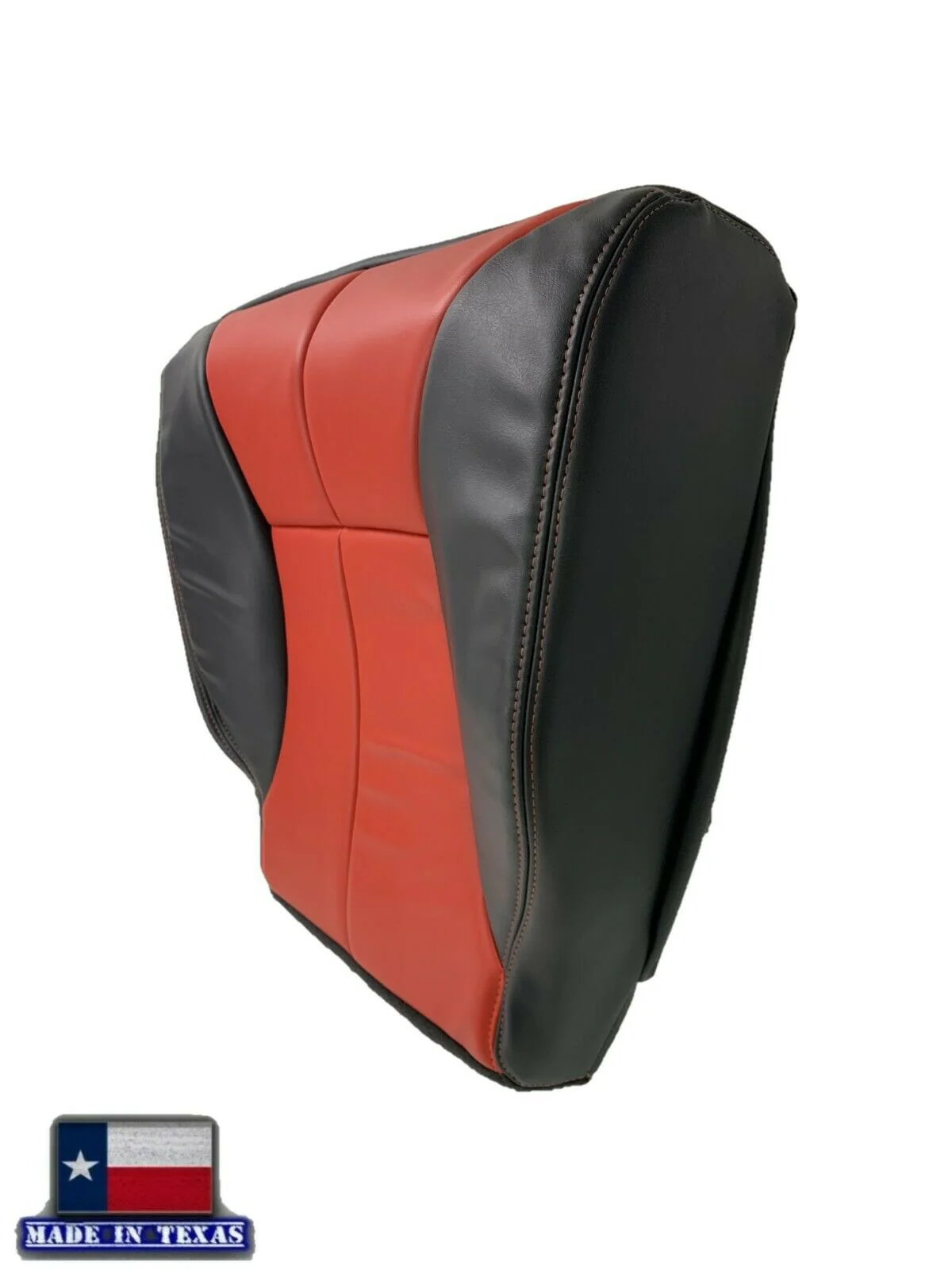 1998-2002 Dodge Ram 1500 2500 3500 in CUSTOM Agate Dark Gray & Red (Red Stitching): Choose From Variation - Image 4