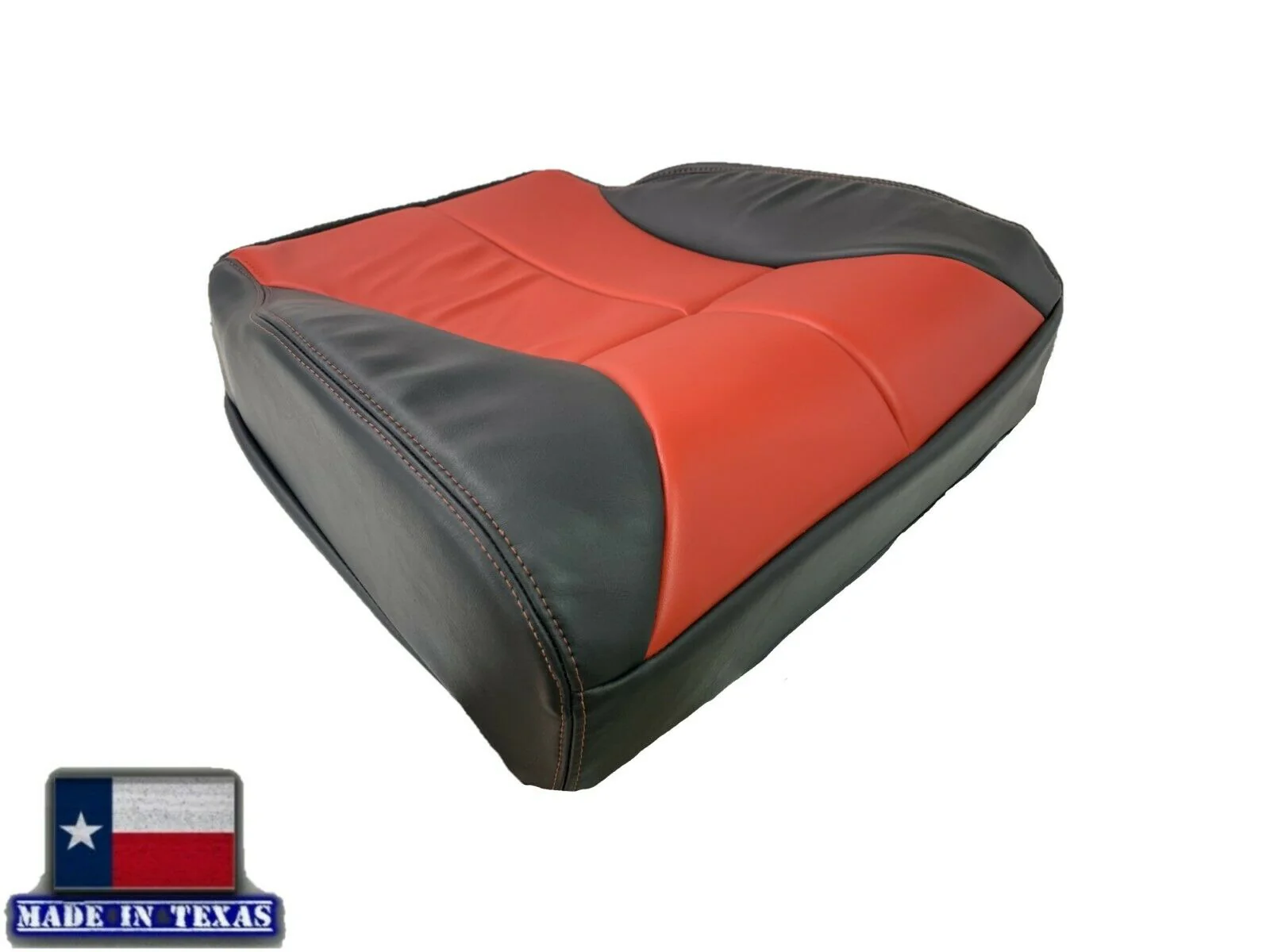 1998-2002 Dodge Ram 1500 2500 3500 in CUSTOM Agate Dark Gray & Red (Red Stitching): Choose From Variation - Image 5