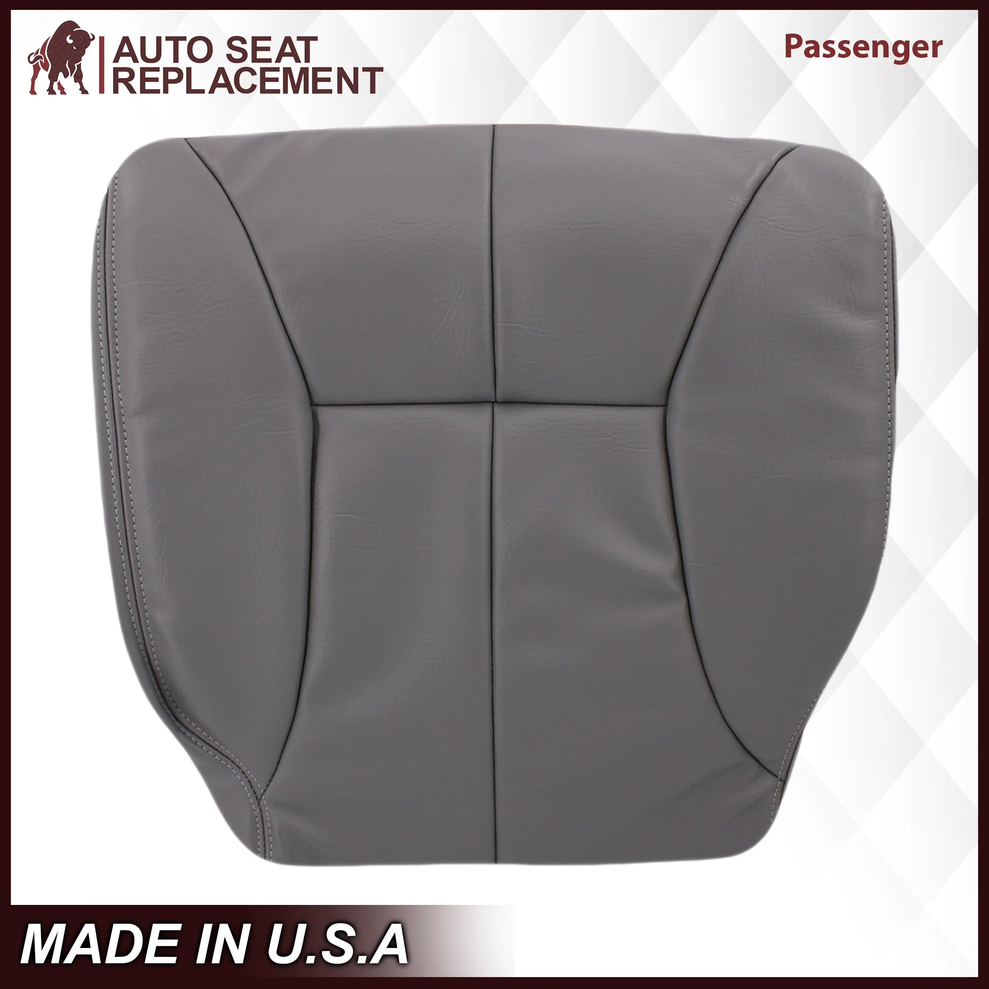 1998-2002 Dodge Ram 1500 2500 3500 Seat Cover in Mist Gray: Choose From Variation - Image 4