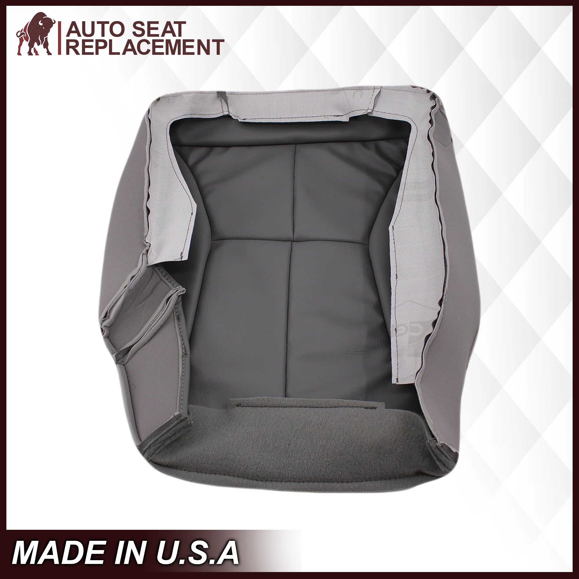 1998-2002 Dodge Ram 1500 2500 3500 Seat Cover in Mist Gray: Choose From Variation - Image 8