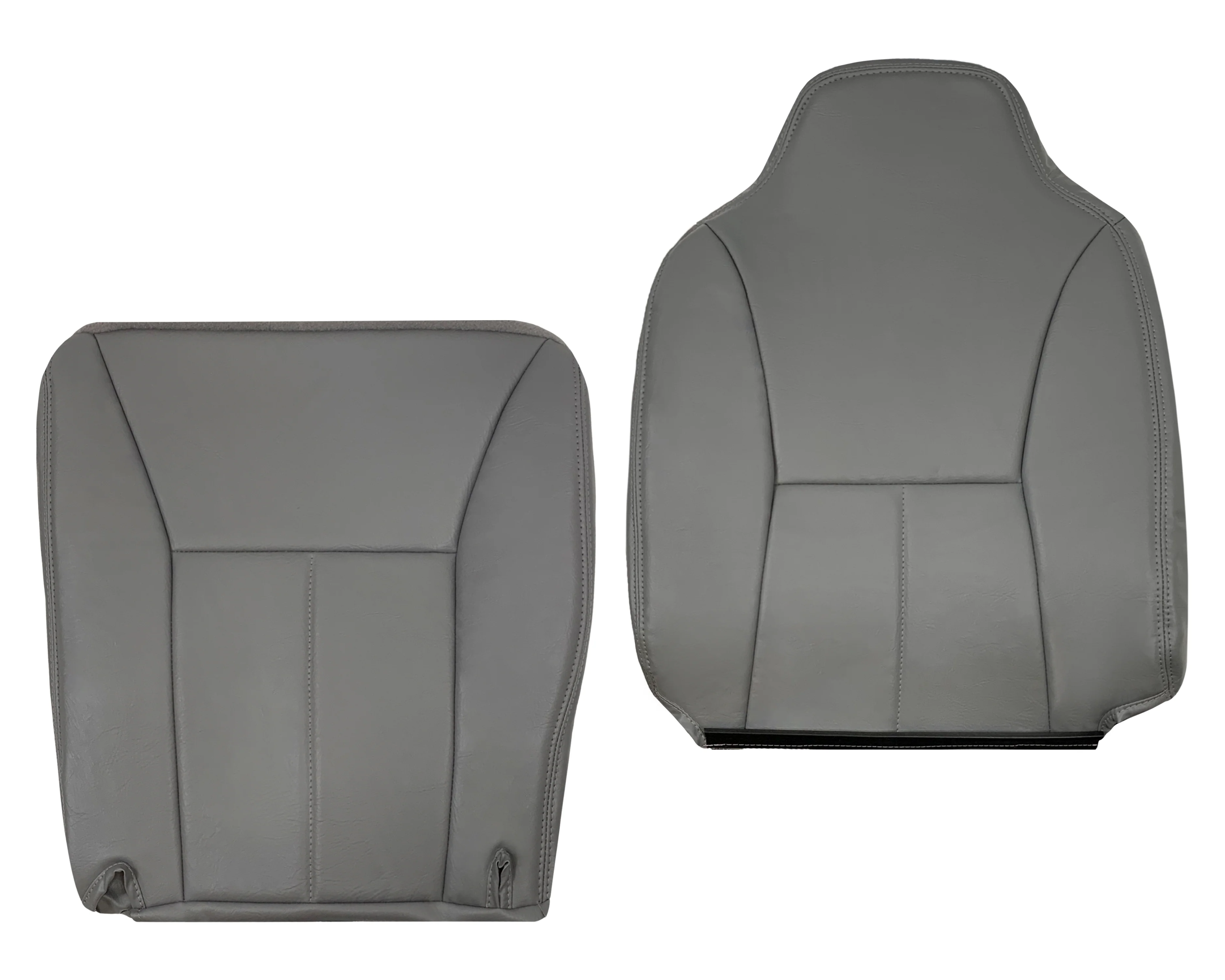 1998 - 2002 Dodge Ram 1500 Base Work Truck SINGLE CAB Seat Cover in Mist Gray Vinyl - Image 20