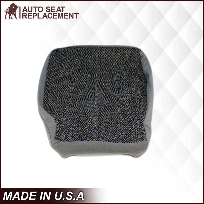 1998-2002 Dodge Ram Driver Bottom Cloth Seat Cover Mist Gray SINGLE CAB ONLY - Image 3