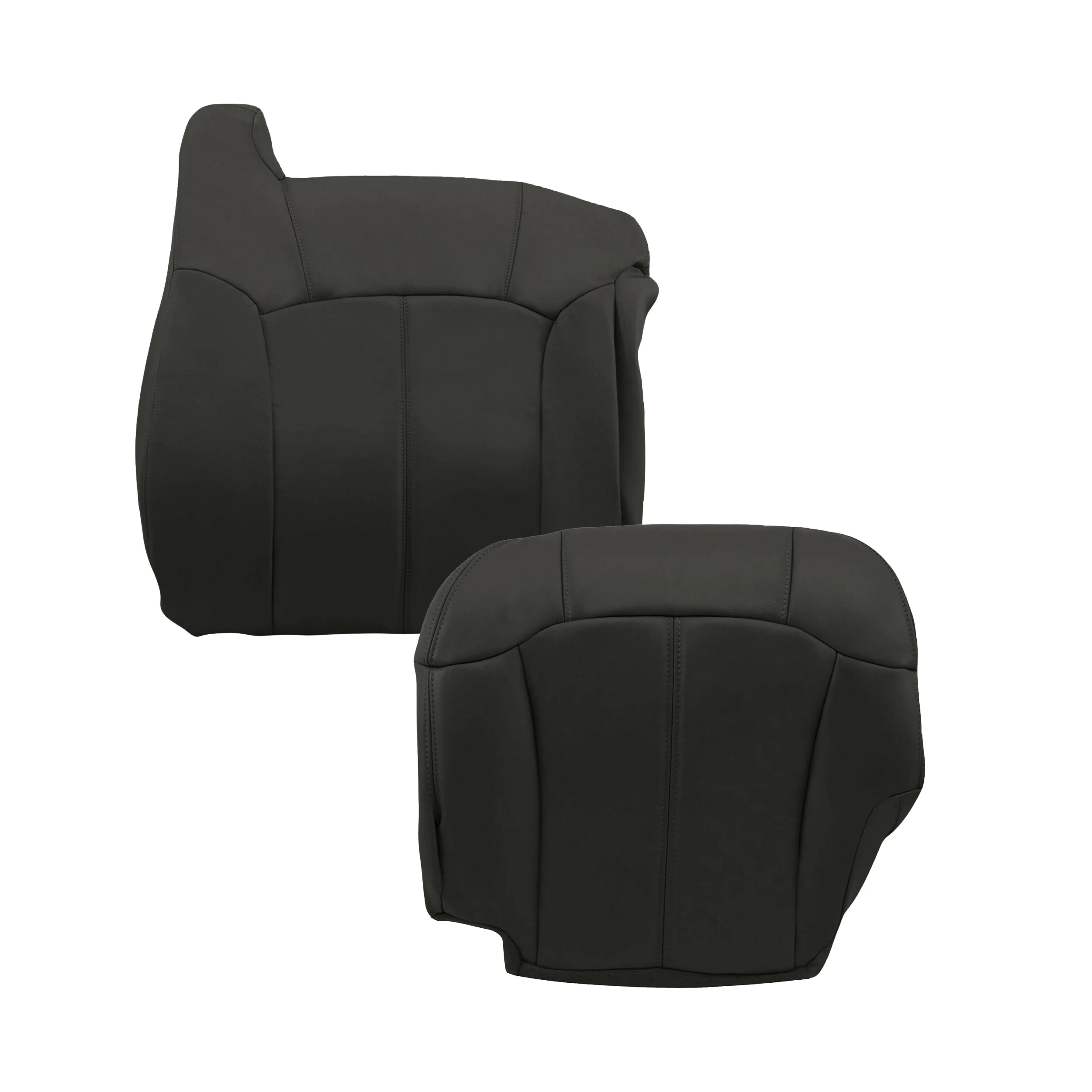 1999-2002 Chevy Silverado Seat Cover in Dark Graphite "Dark Gray": Choose From Variations - Image 28