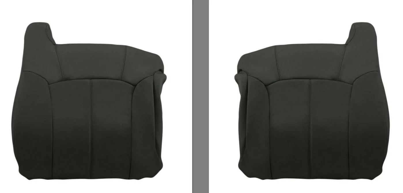 1999-2002 Chevy Silverado Seat Cover in Dark Graphite "Dark Gray": Choose From Variations - Image 34