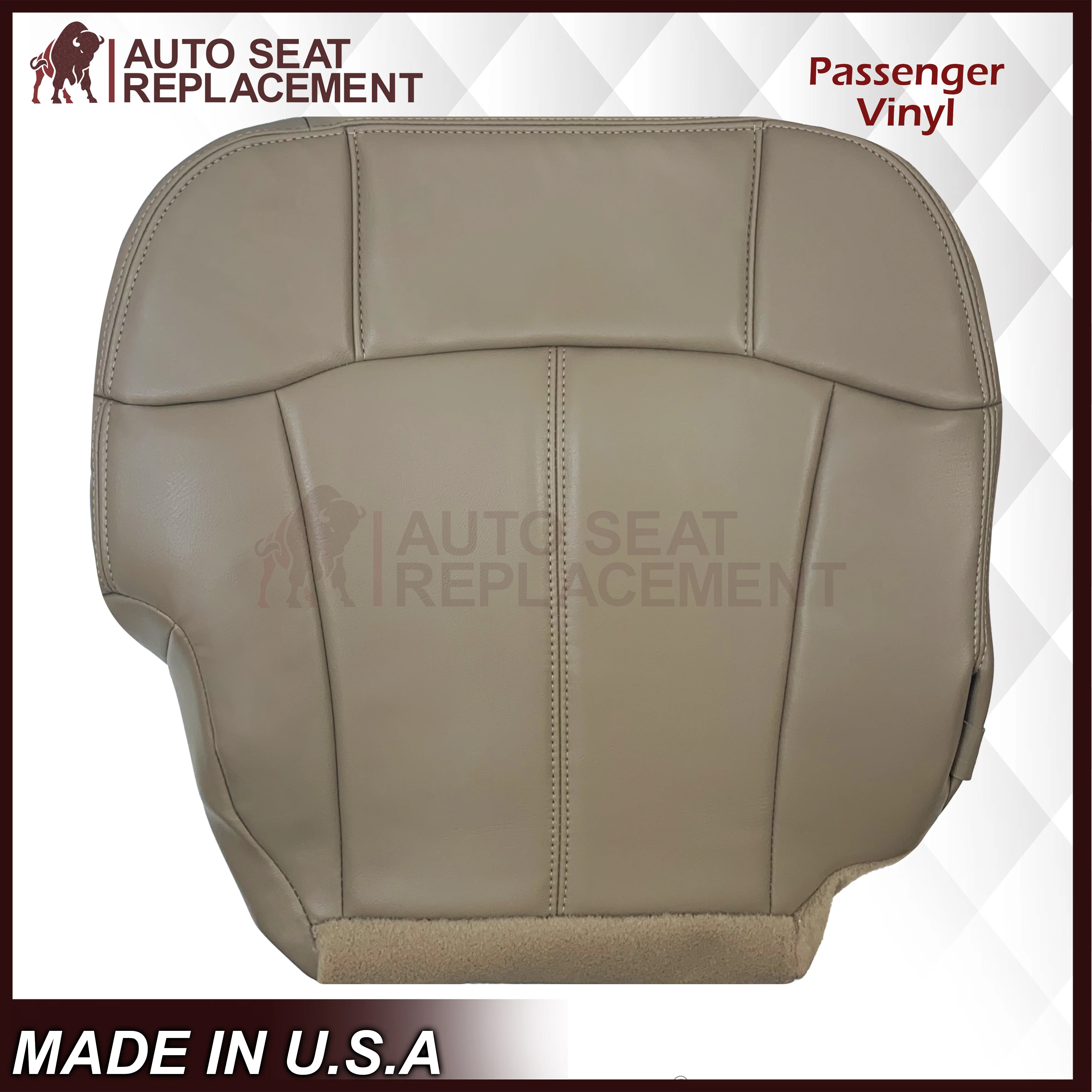 1999-2002 Chevy Silverado Seat Cover in Medium Neutral Tan: Choose From Variations - Image 18