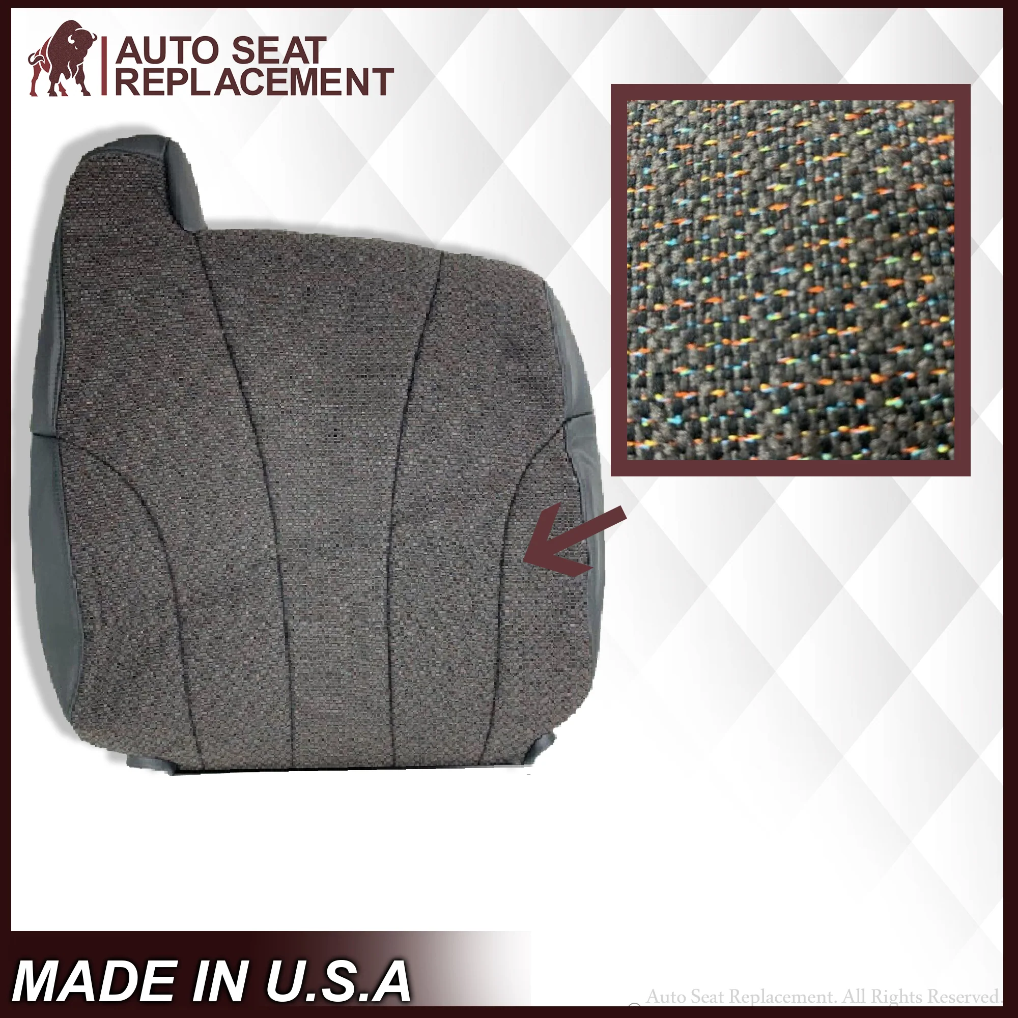 1999-2002 Chevy Silverado Work Truck in Dark Gray Cloth - Image 11