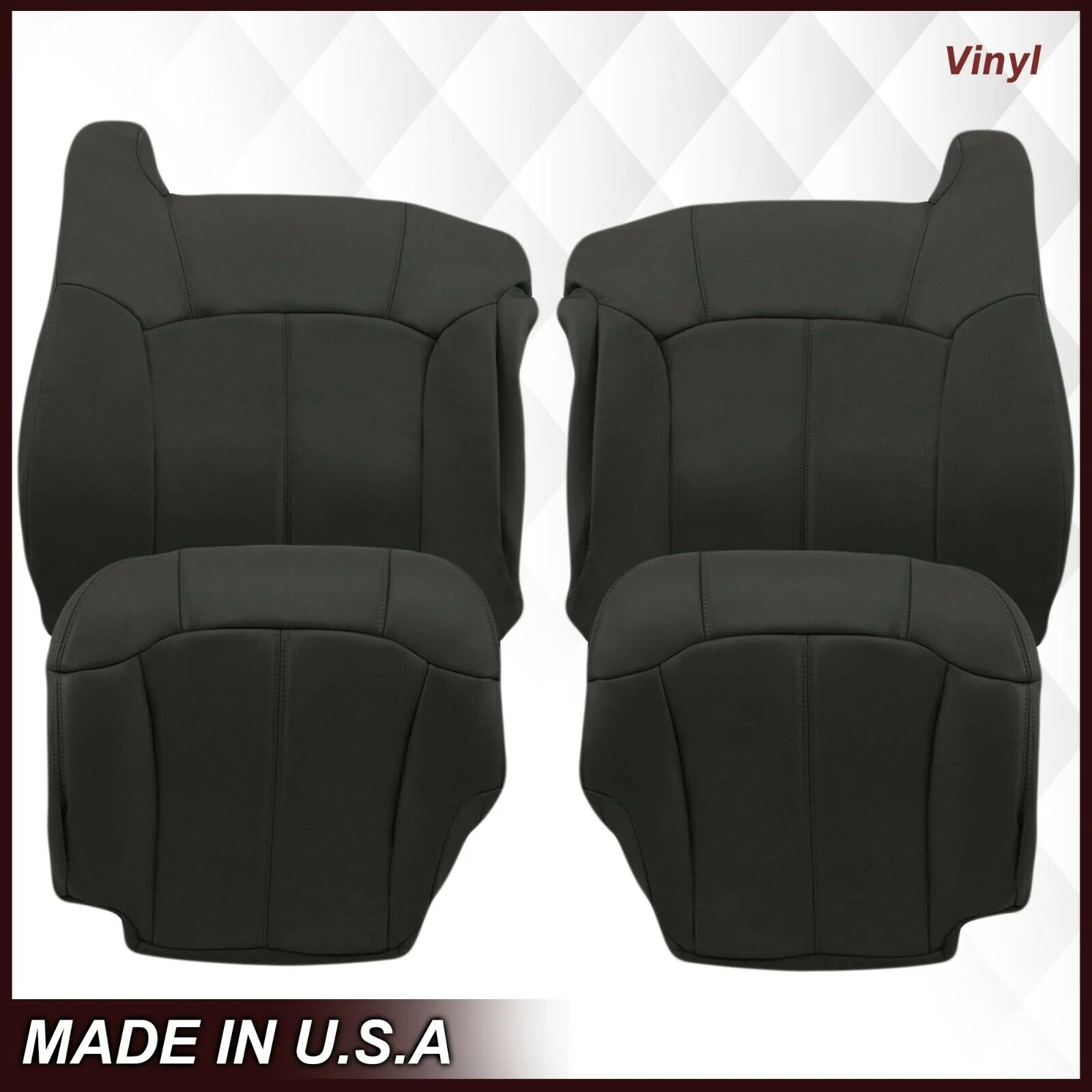 1999-2002 GMC Sierra Seat Cover in Dark Gray: Choose From Variations - Image 22