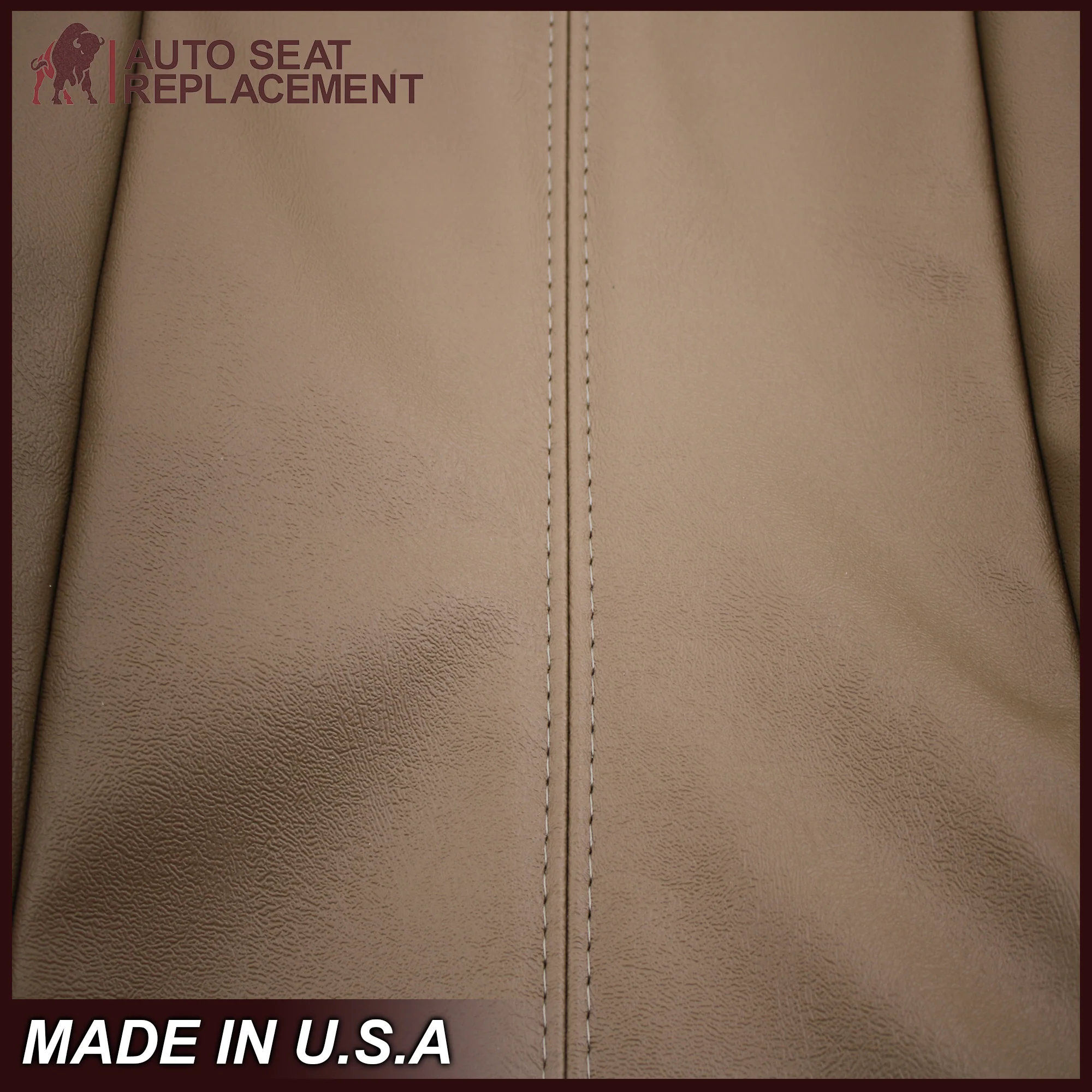 1999-2002 GMC Sierra SLT Seat Cover in Medium Dark Oak Tan (trim code 672 or 67i) - Image 11
