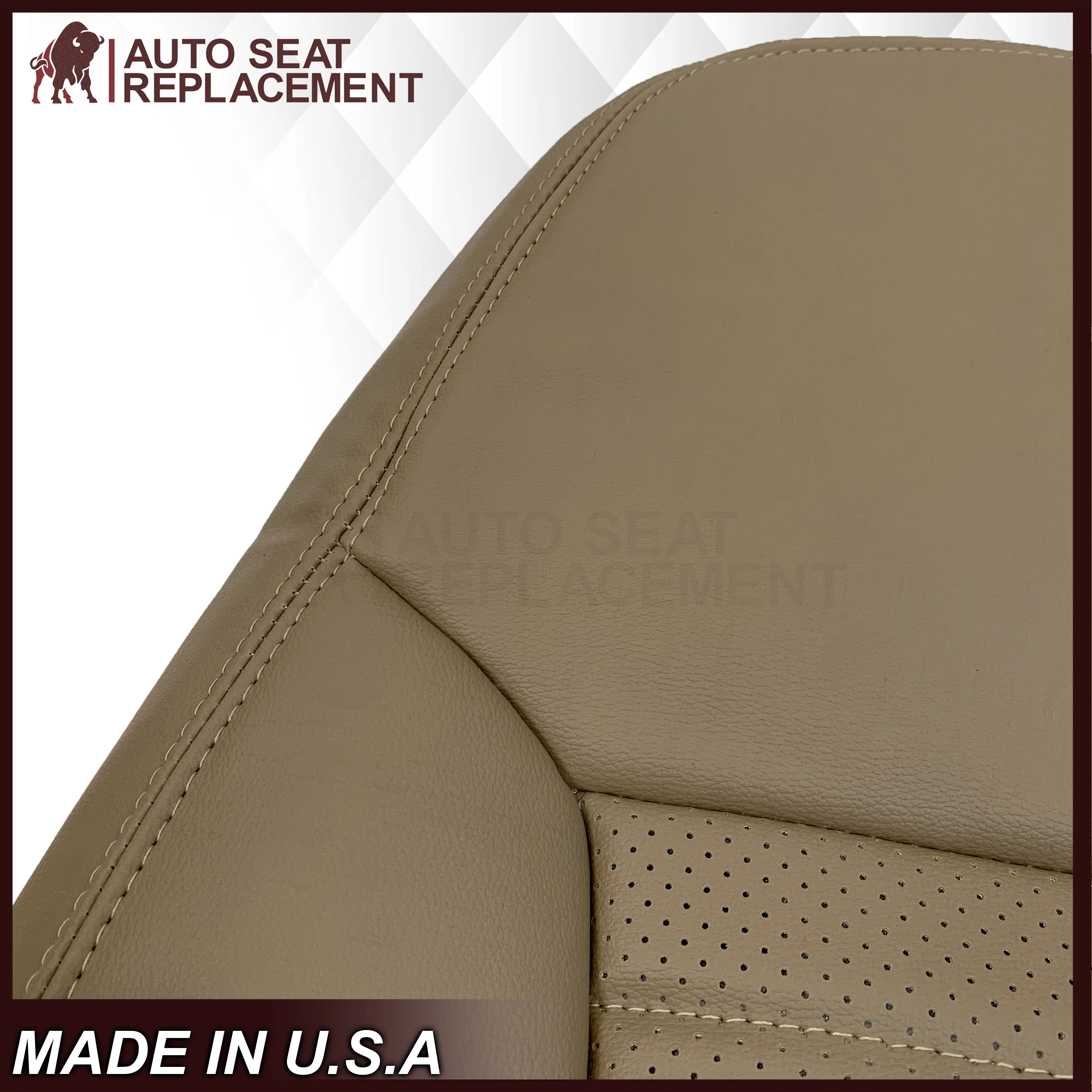 1999-2004 Ford Mustang GT Convertible in Medium Parchment Tan: Choose Genuine Leather OR Synthetic Leather - Image 31