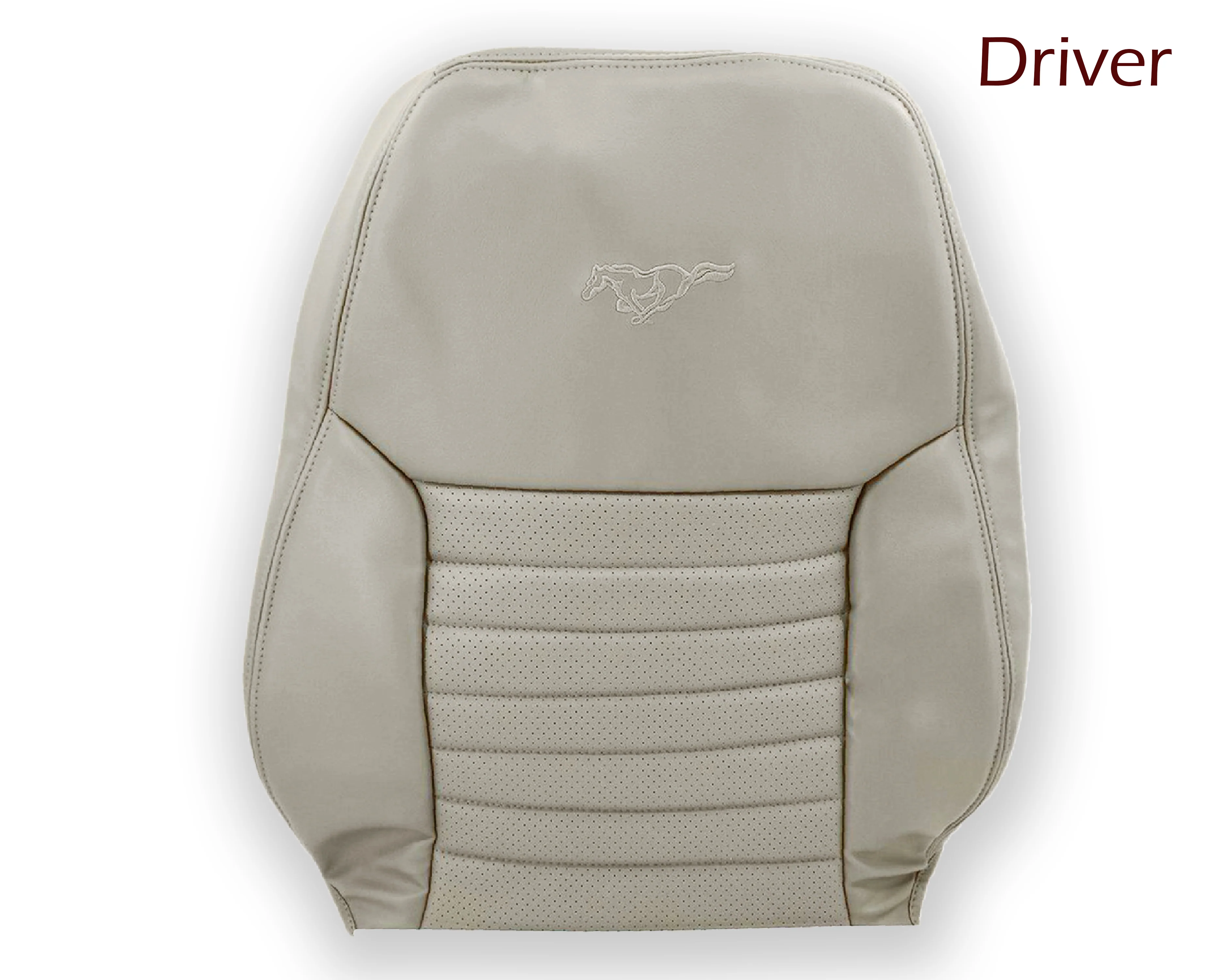 1999-2004 Ford Mustang GT Convertible in OXFORD WHITE Perforated Seat cover: Choose From Variation - Image 7