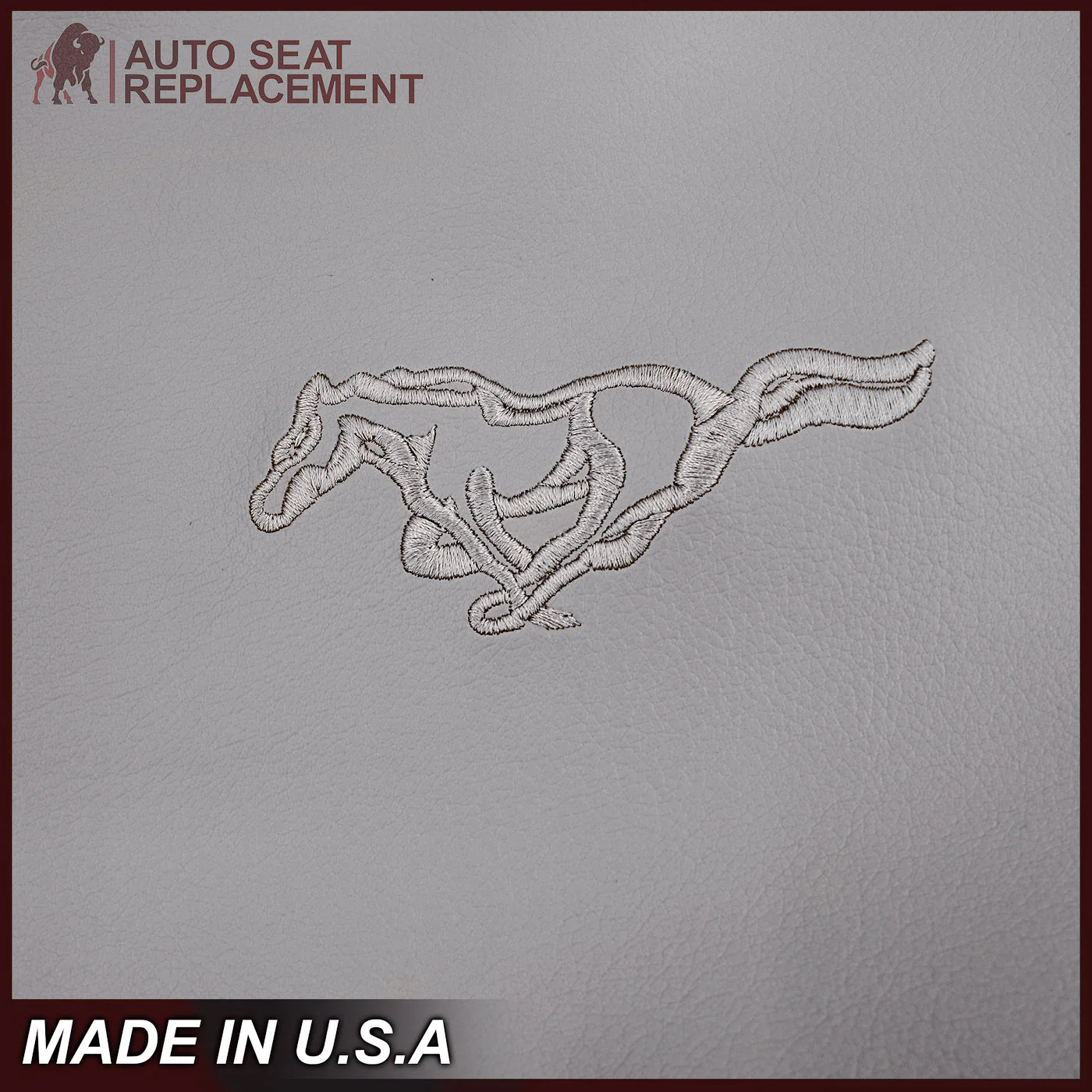 1999-2004 Ford Mustang GT Convertible Replacement Seat Cover In Medium Graphite Gray - Image 3