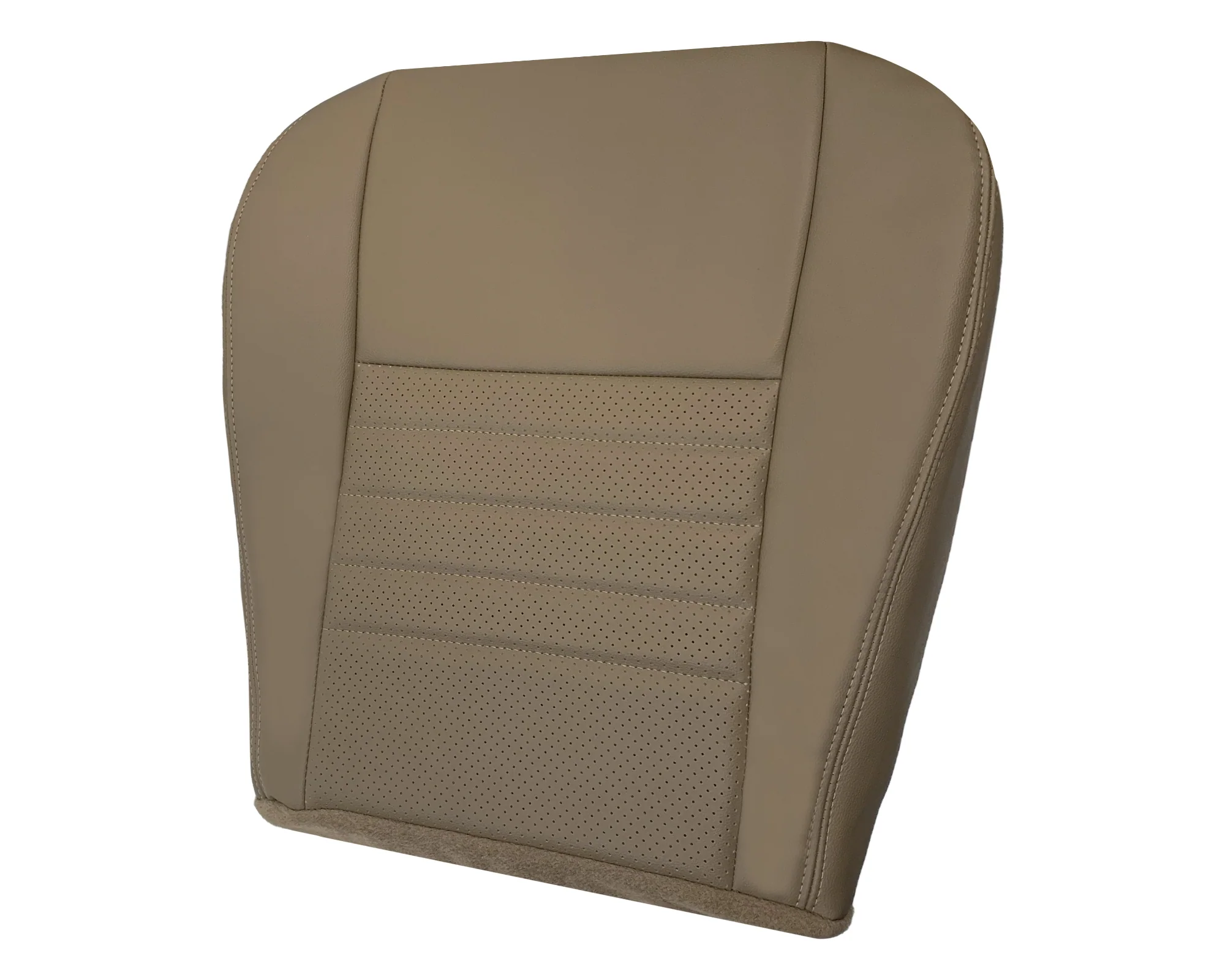 1999-2004 Ford Mustang GT V8 Replacement Cowhide Leather OR Synthetic Leather Seat Cover: Tan, Perforated - Image 38