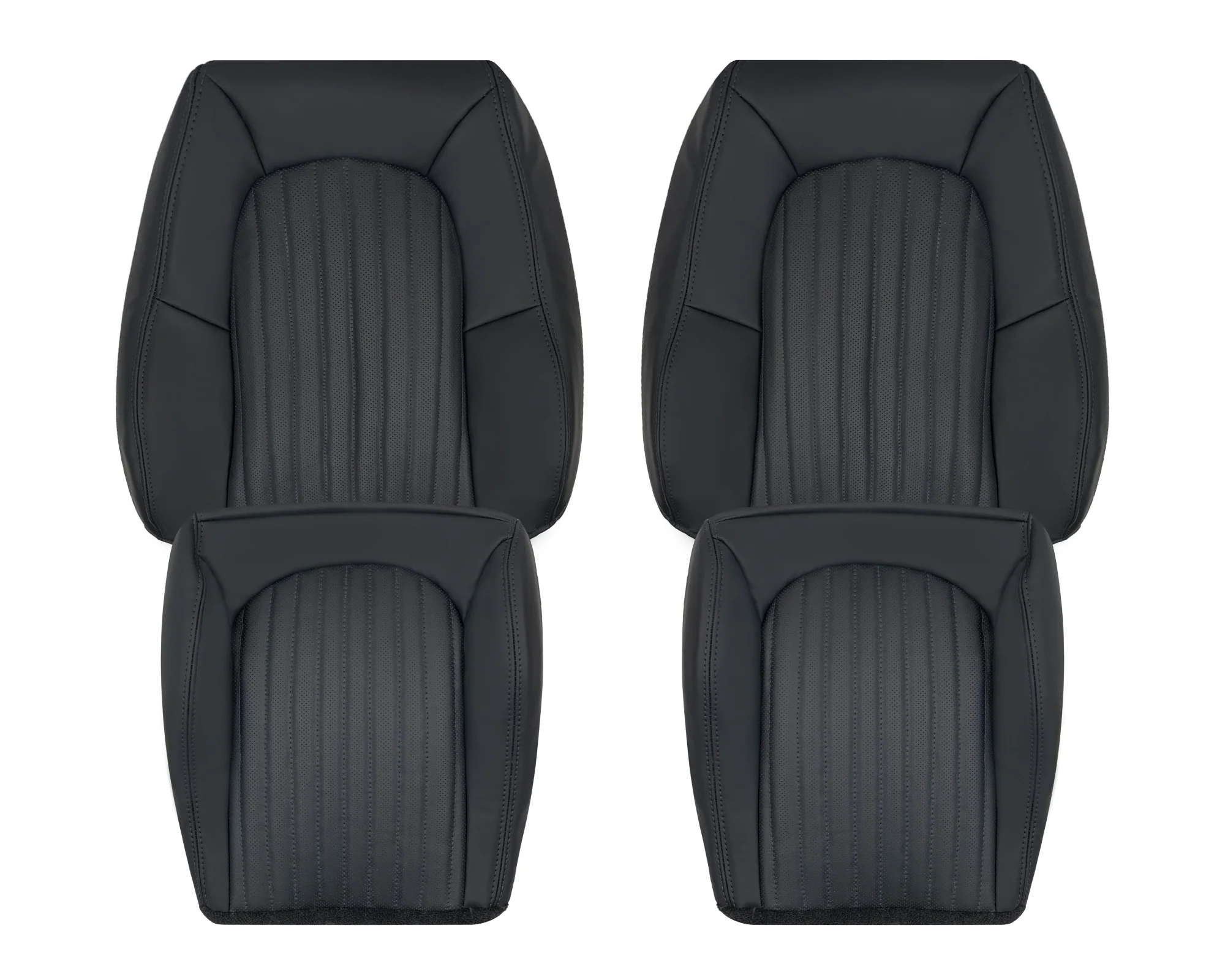 1999-2004 Ford Mustang V6/GT 2001 Bullitt Replacement Seat Covers In Ebony Black