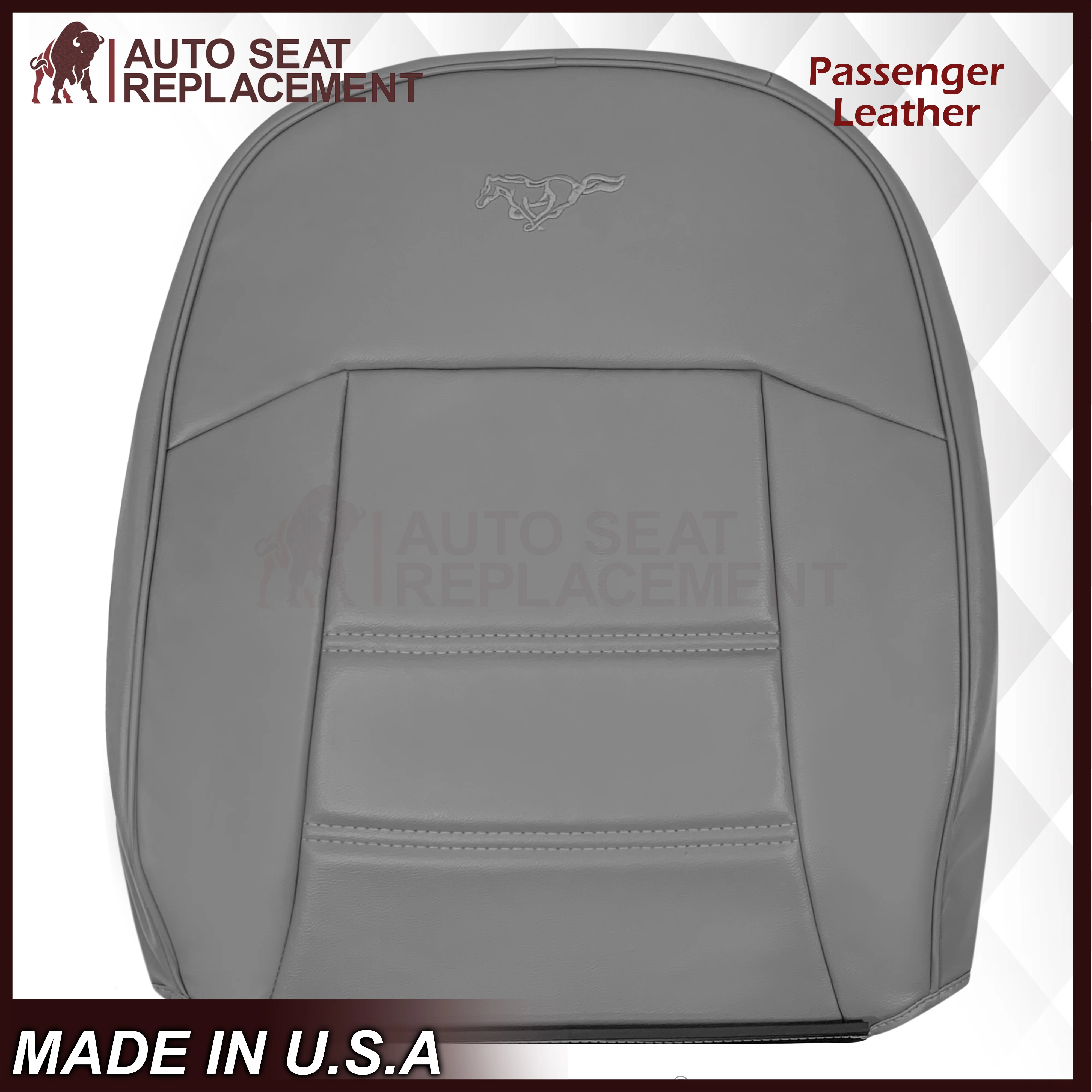 1999-2004 Ford Mustang V6 Replacement Seat Cover In Gray: Choose From Variation - Image 3