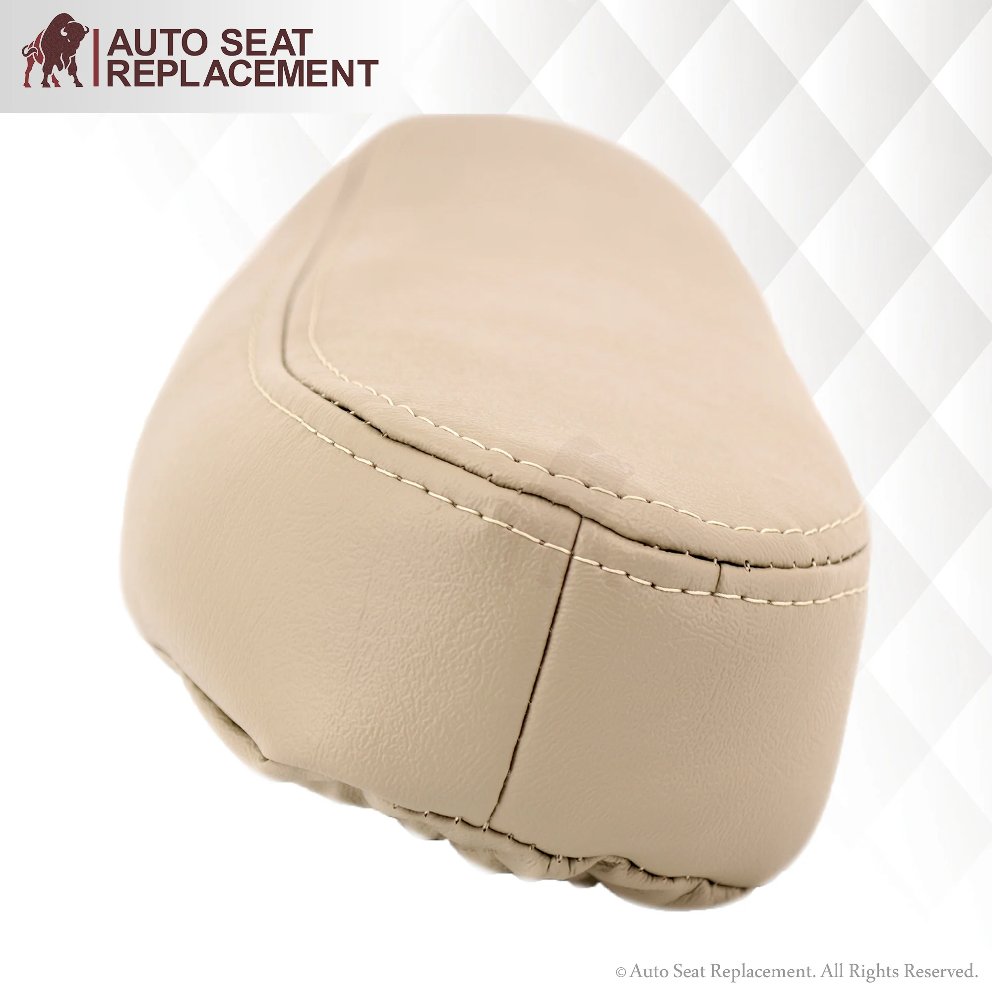2000 2001 2002 2003 2004 2005 2006 Chevy Tahoe Suburban Driver / Passenger Armrest Seat Cover Tan - Image 3