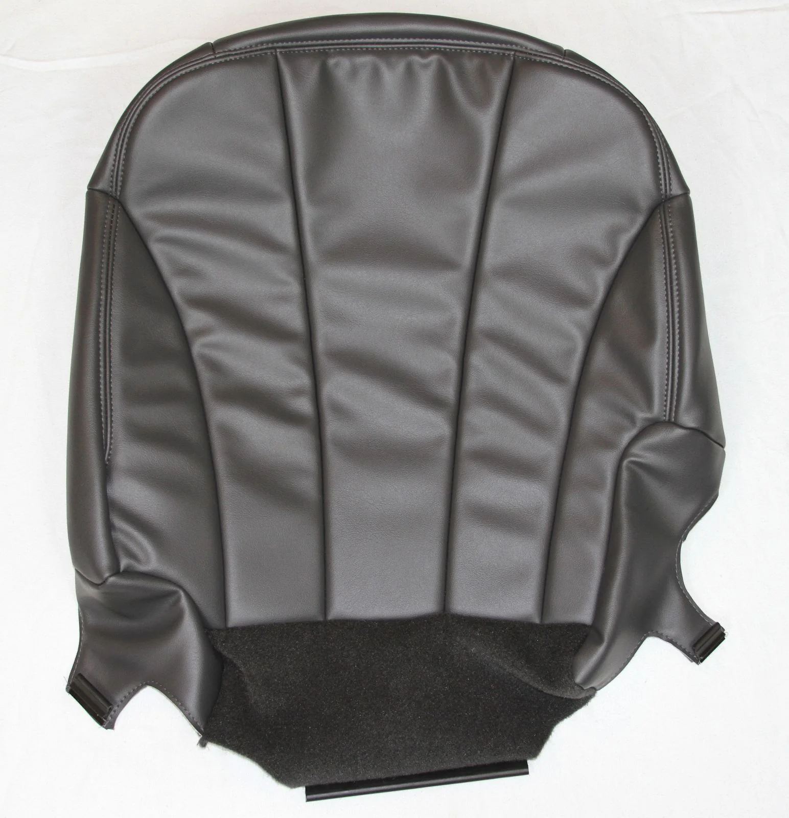 2000 2001 2002 Chevy Silverado Work Truck WT Driver Vinyl Seat Cover Dark Gray - Image 3