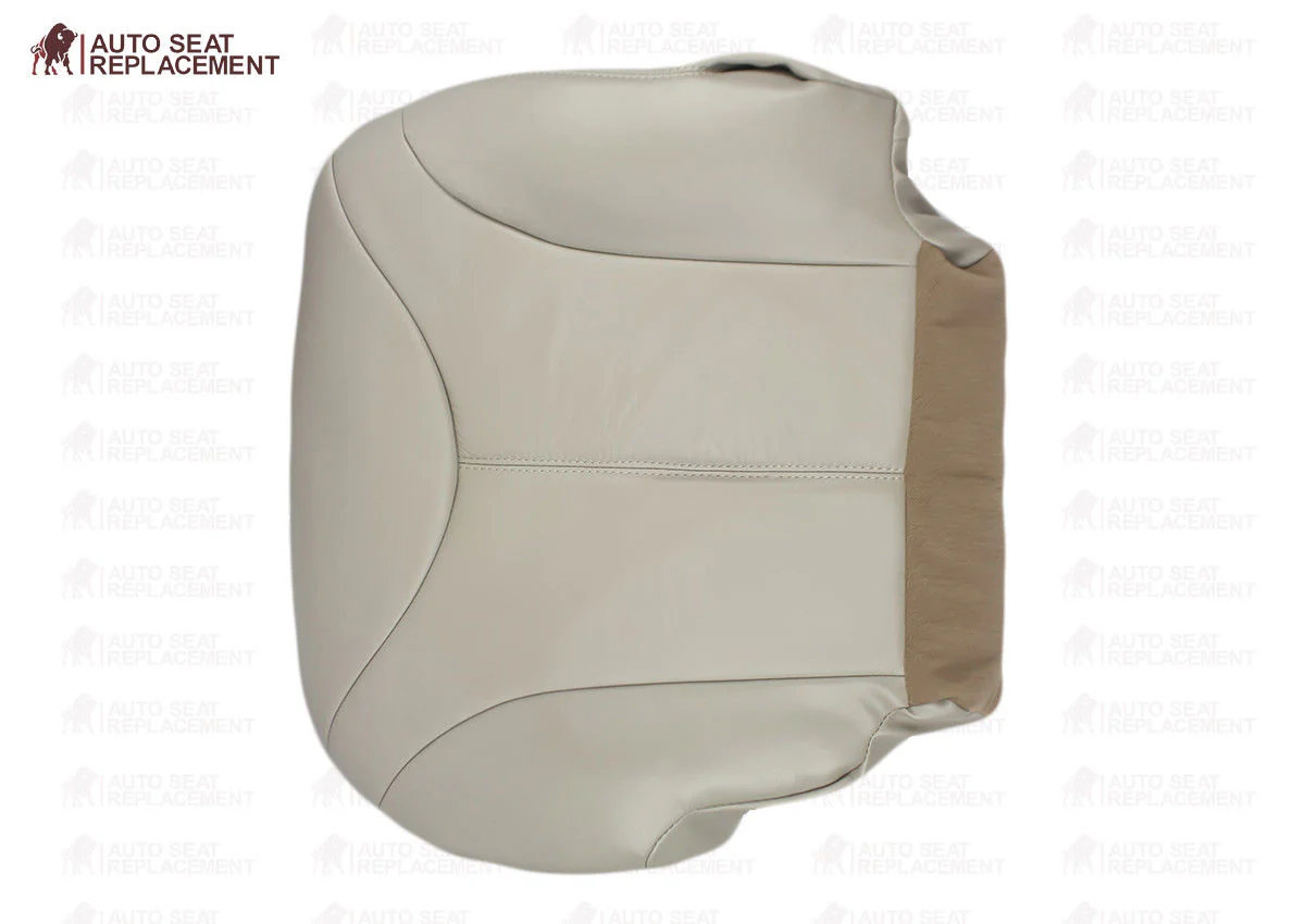 2000 2001 2002 GMC Yukon XL SLT Driver Bottom Replacement Seat Cover TAN -Vinyl - Image 3
