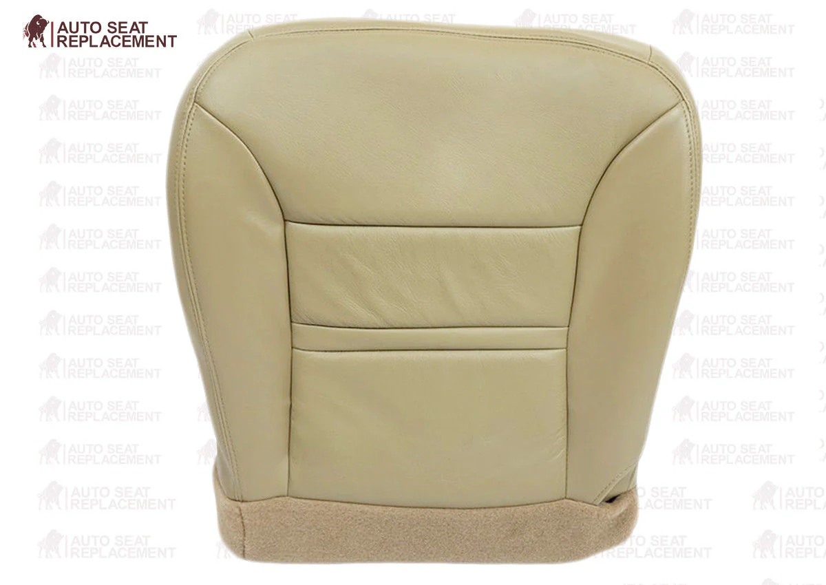 2000 2001 Ford Excursion Limited XLT  Bottom Leather Seat Cover Replacement Tan - Image 7