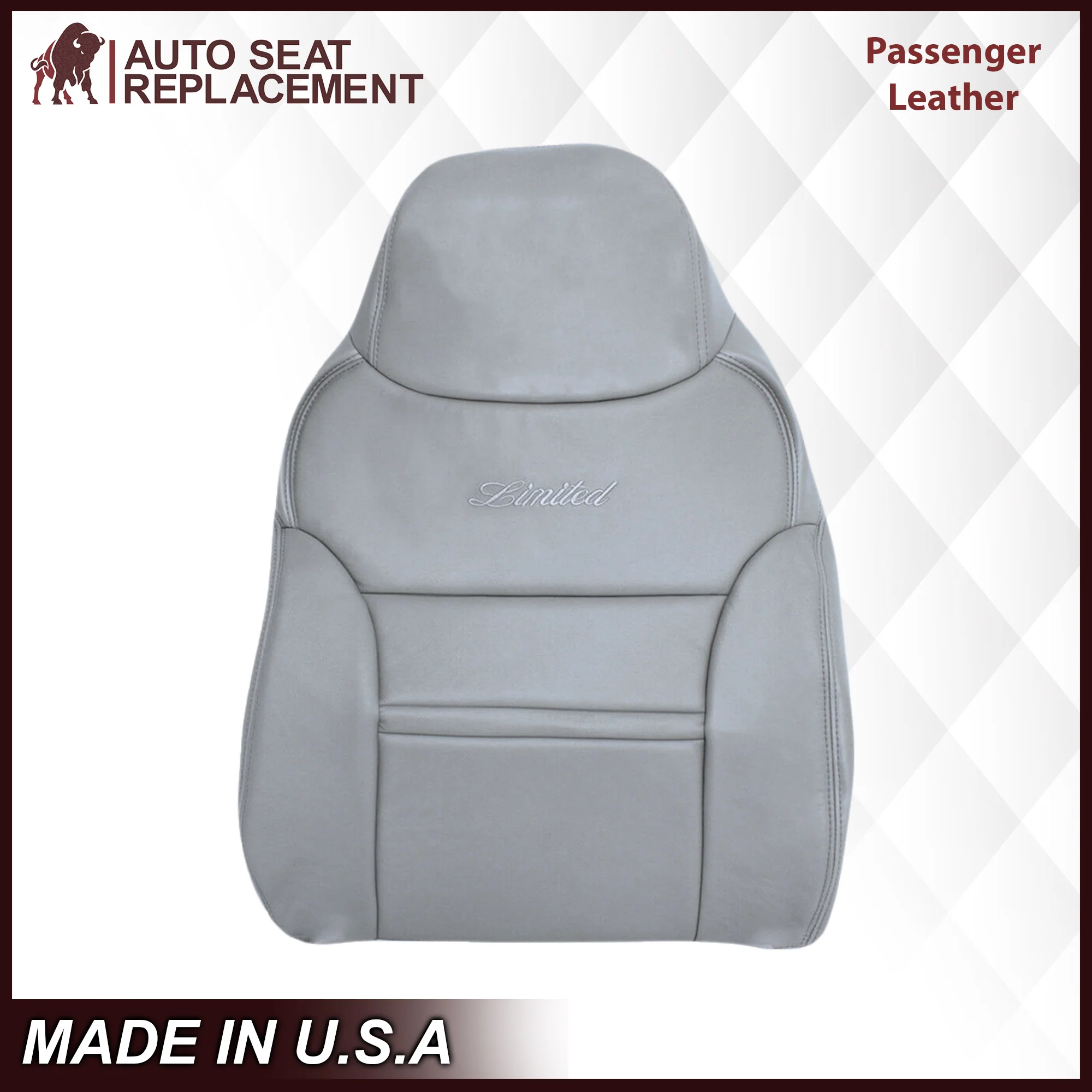 2000-2001 Ford Excursion Seat Cover in Gray: Choose From Variation - Image 12