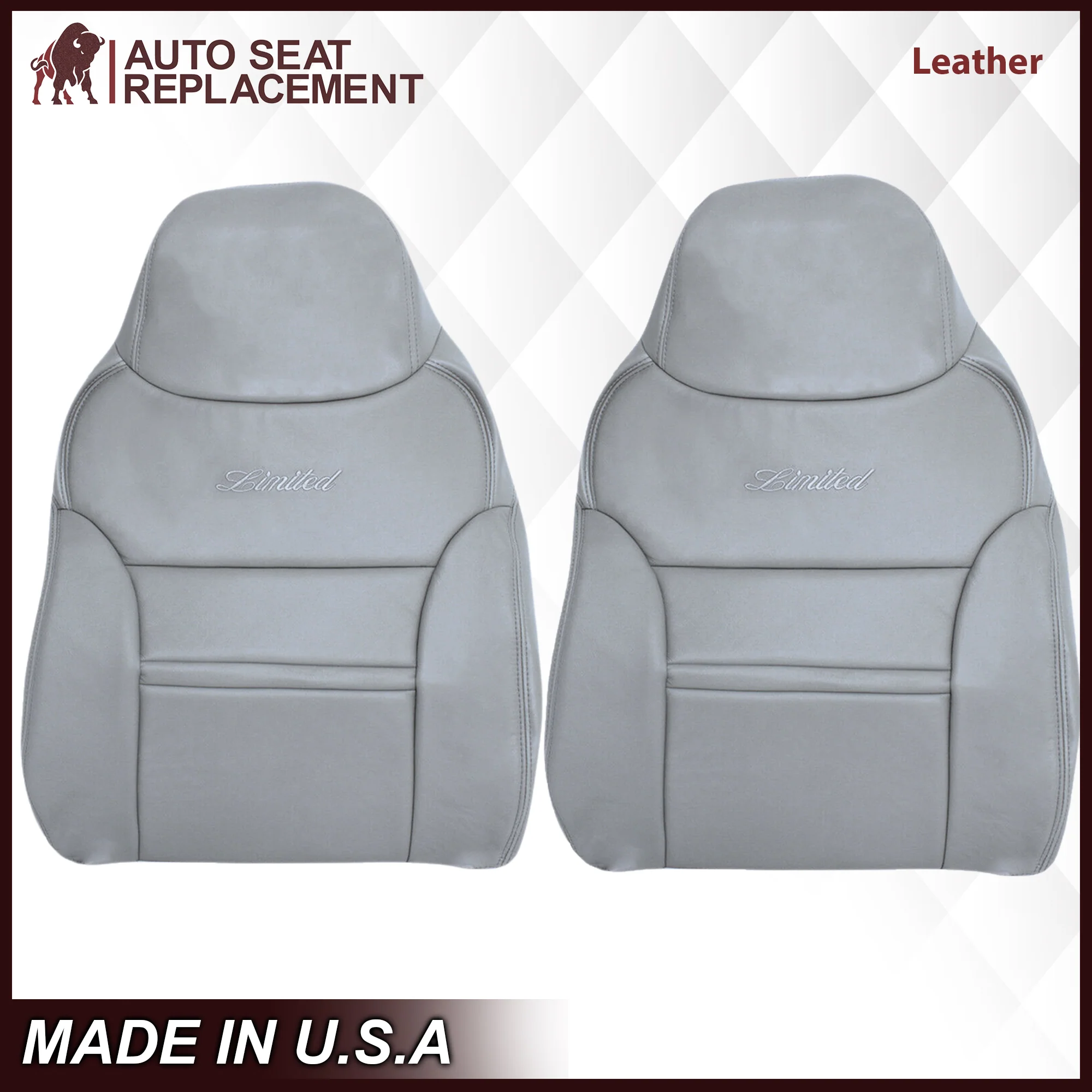 2000-2001 Ford Excursion Seat Cover in Gray: Choose From Variation - Image 18
