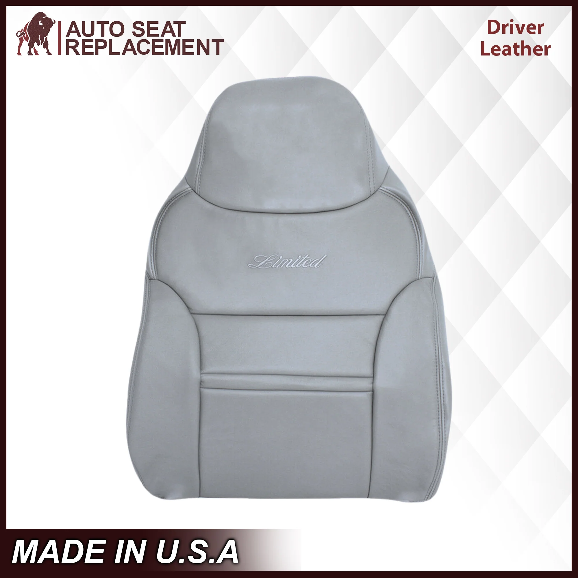 2000-2001 Ford Excursion Seat Cover in Gray: Choose From Variation - Image 5
