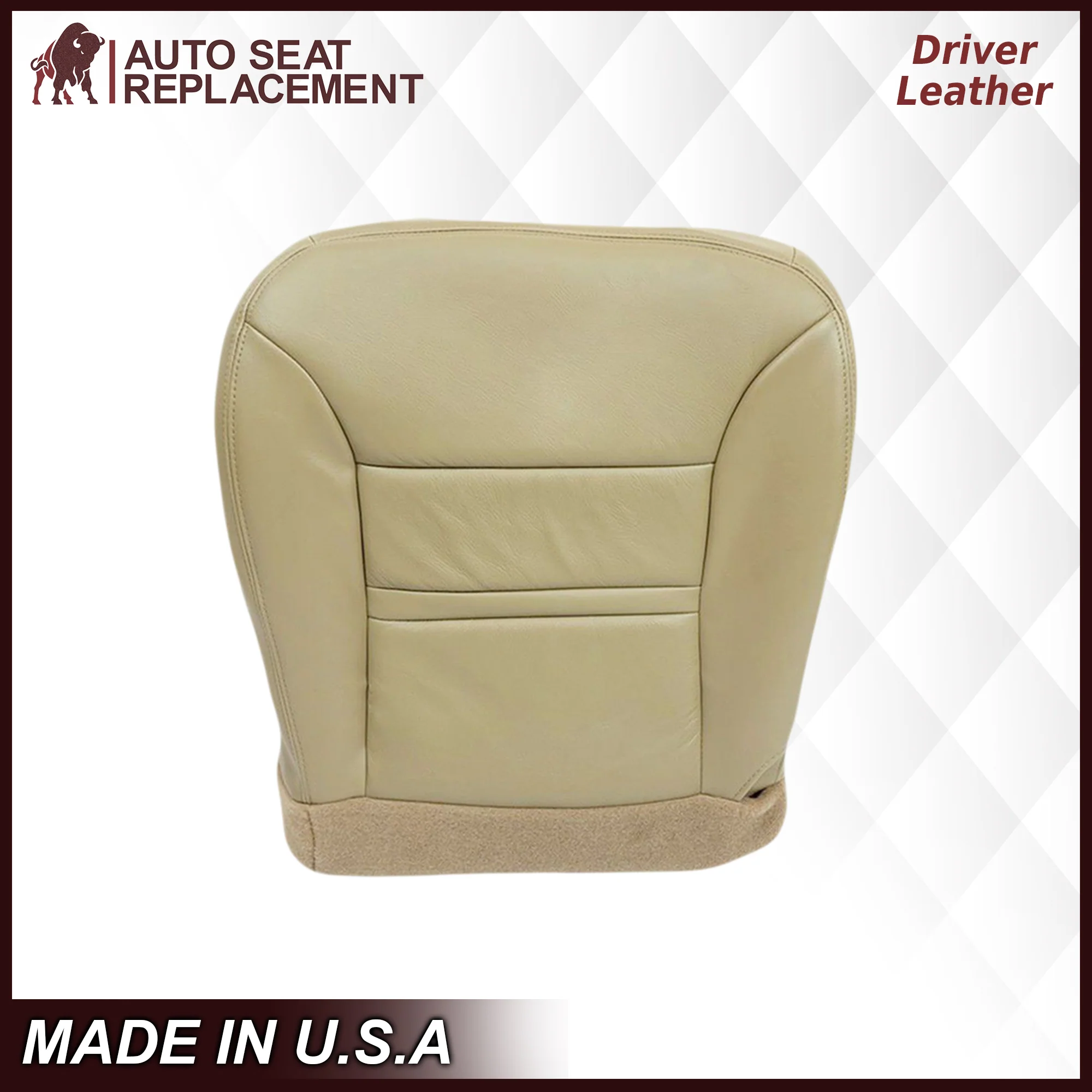 2000-2001 Ford Excursion Seat Cover in Tan: Choose From Variation - Image 12