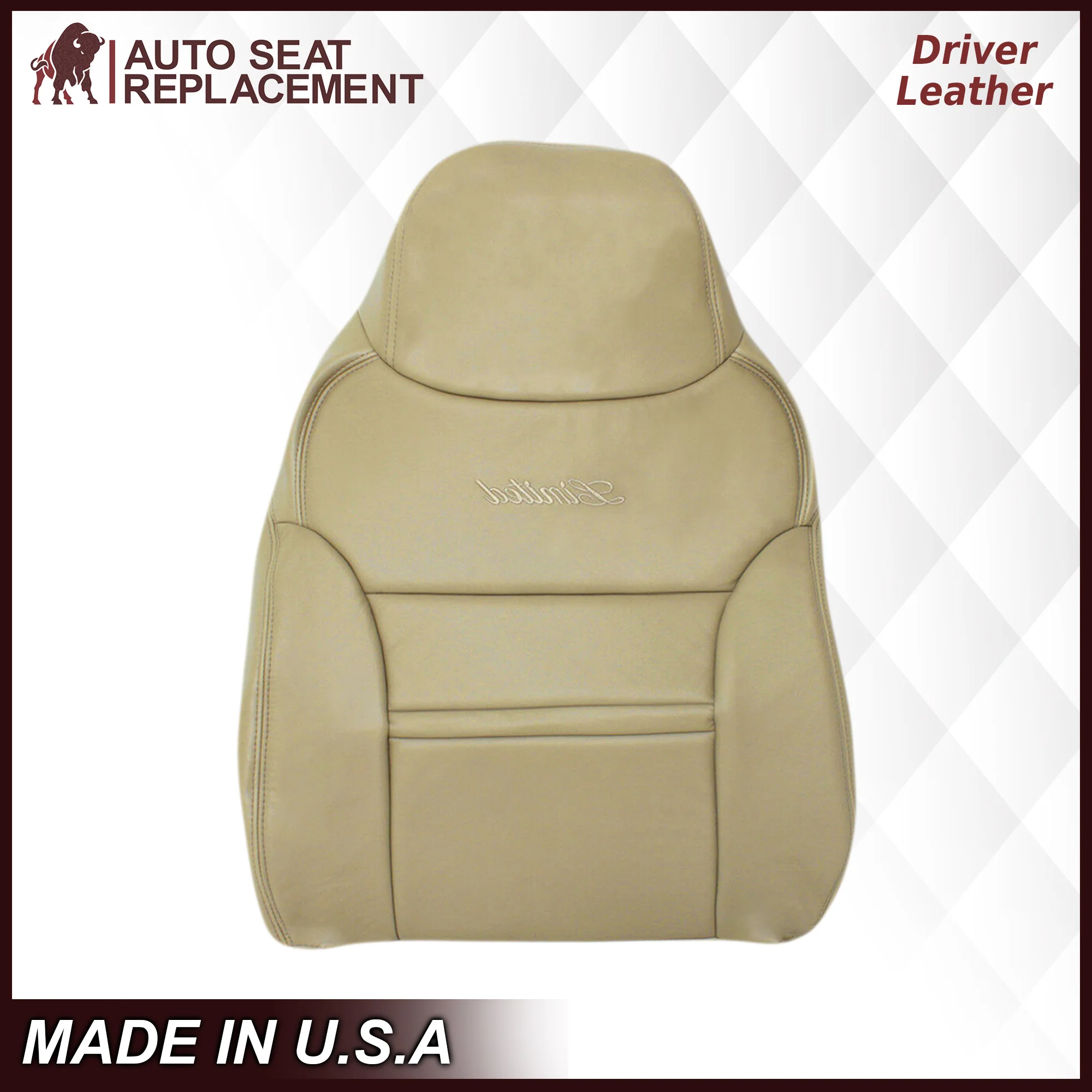 2000-2001 Ford Excursion Seat Cover in Tan: Choose From Variation - Image 13