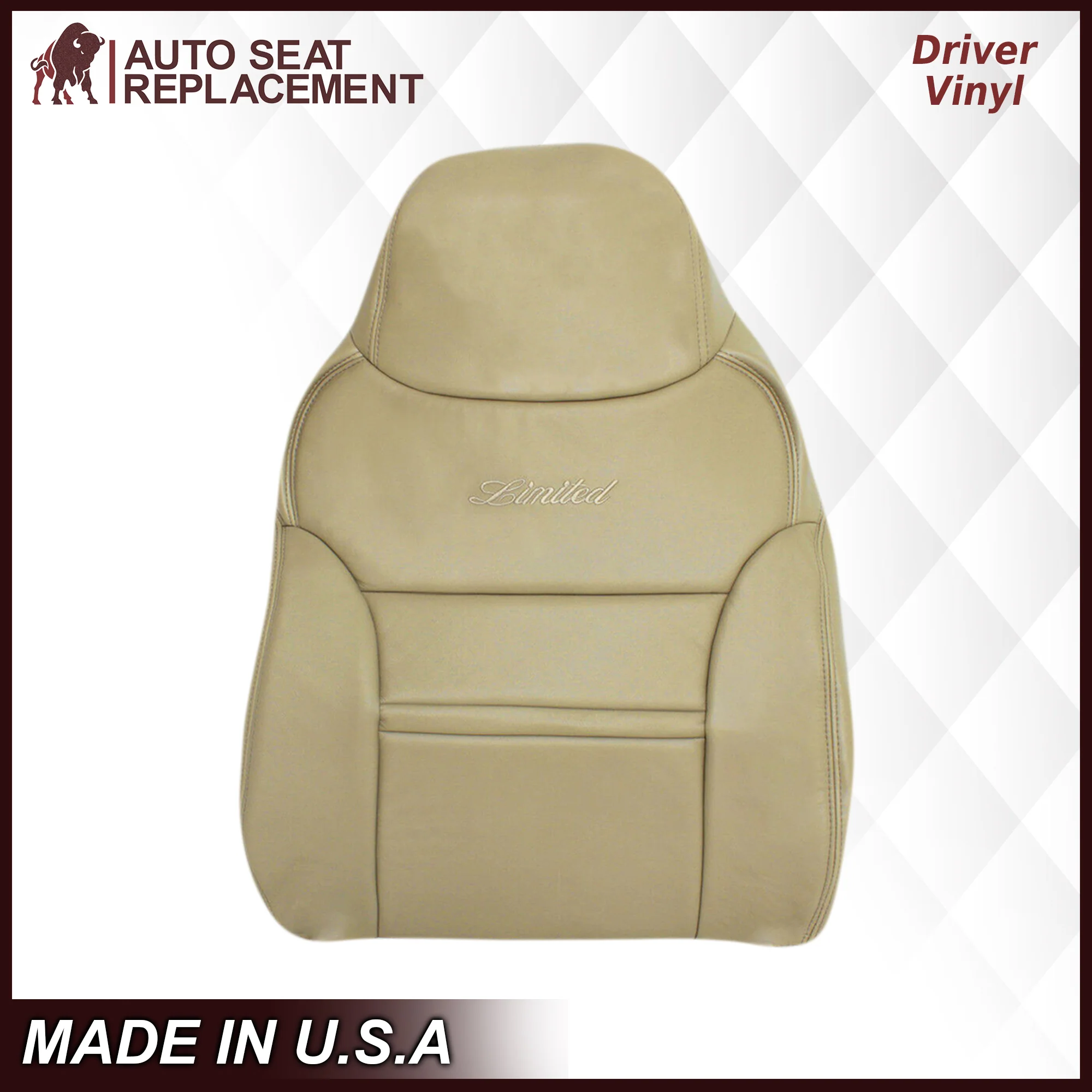 2000-2001 Ford Excursion Seat Cover in Tan: Choose From Variation - Image 14