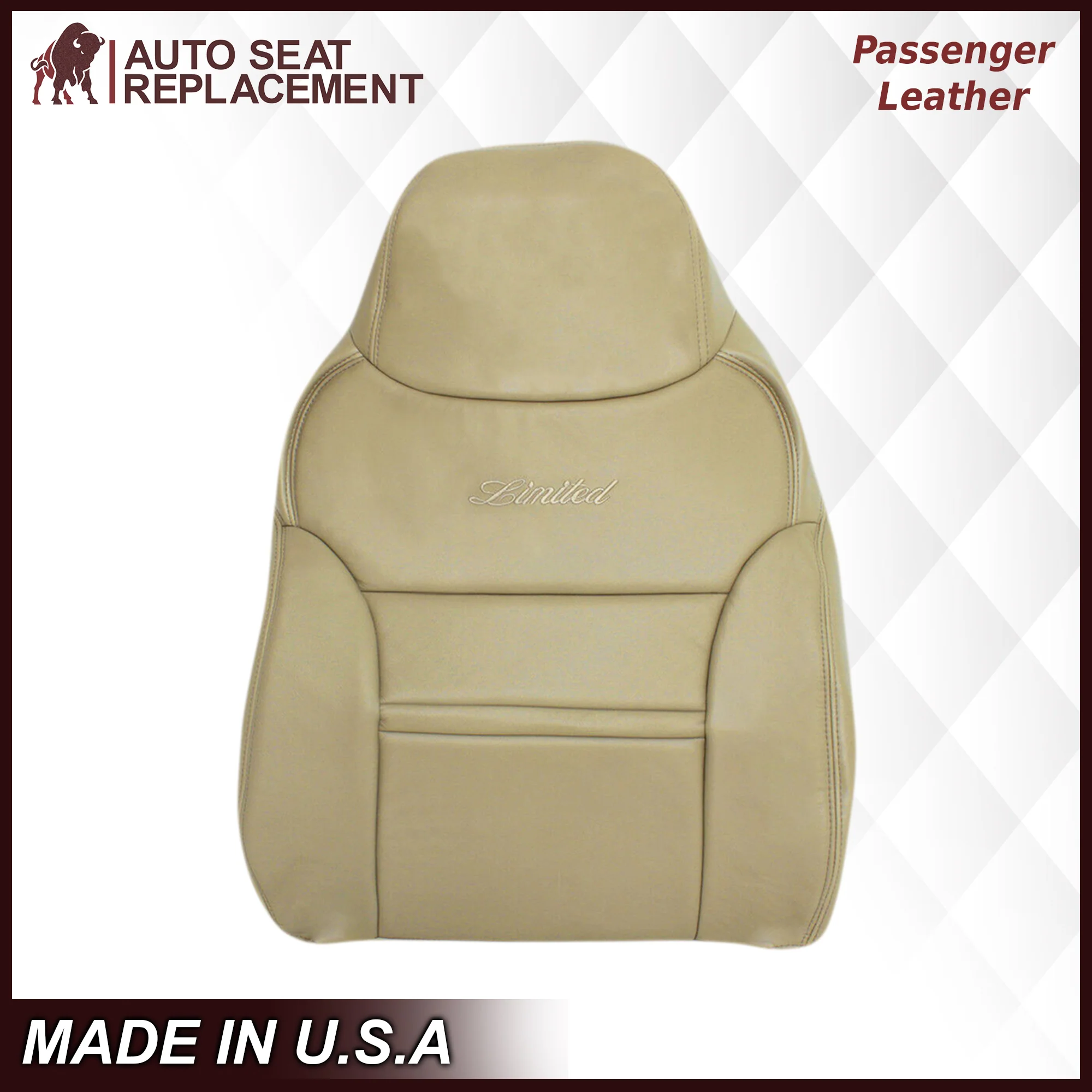 2000-2001 Ford Excursion Seat Cover in Tan: Choose From Variation - Image 20