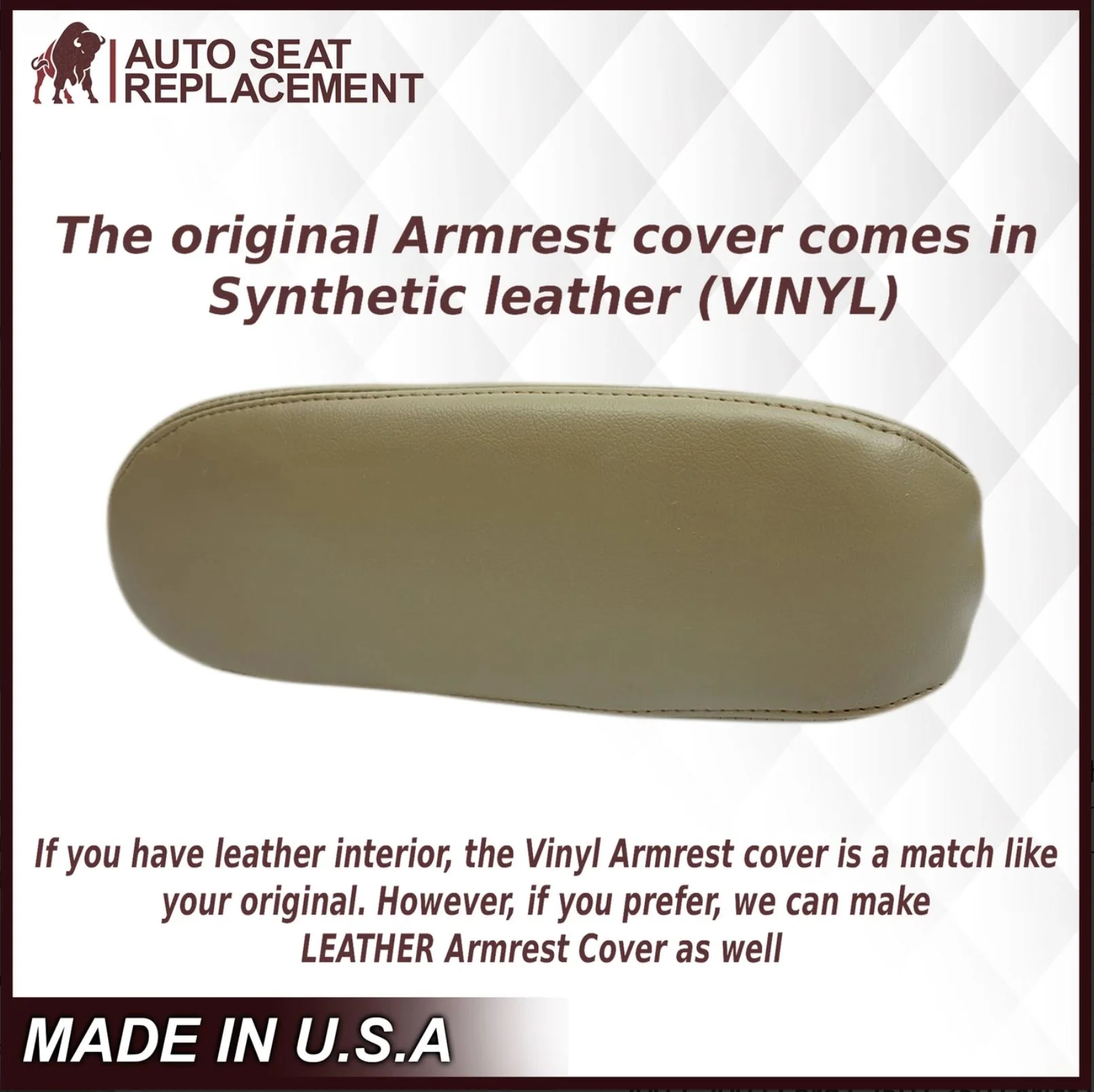 2000-2001 Ford Excursion Seat Cover in Tan: Choose From Variation - Image 5