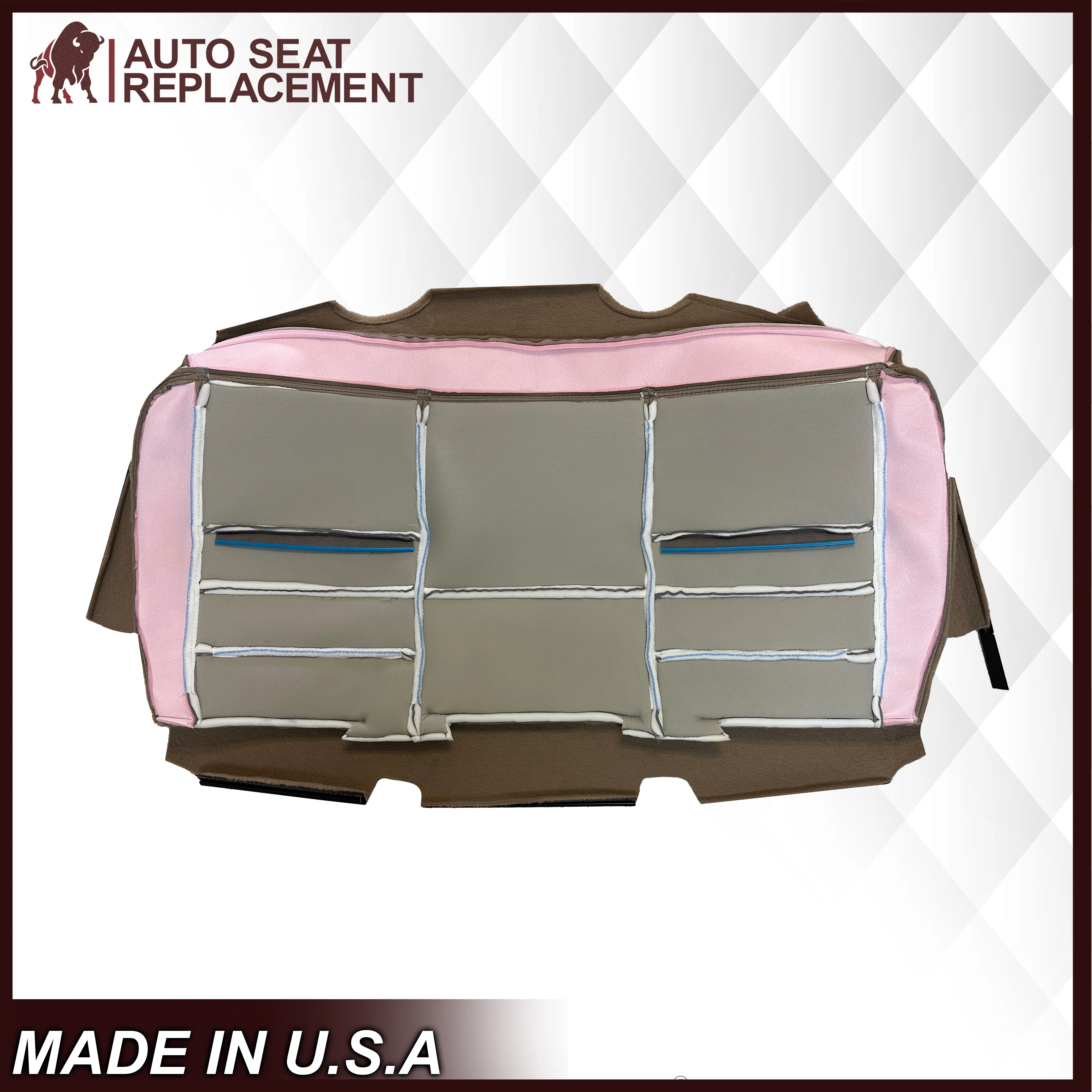 2000-2001 Ford Excursion XLT Second & Third Row Seat Cover in TAN: Choose From Variation - Image 6