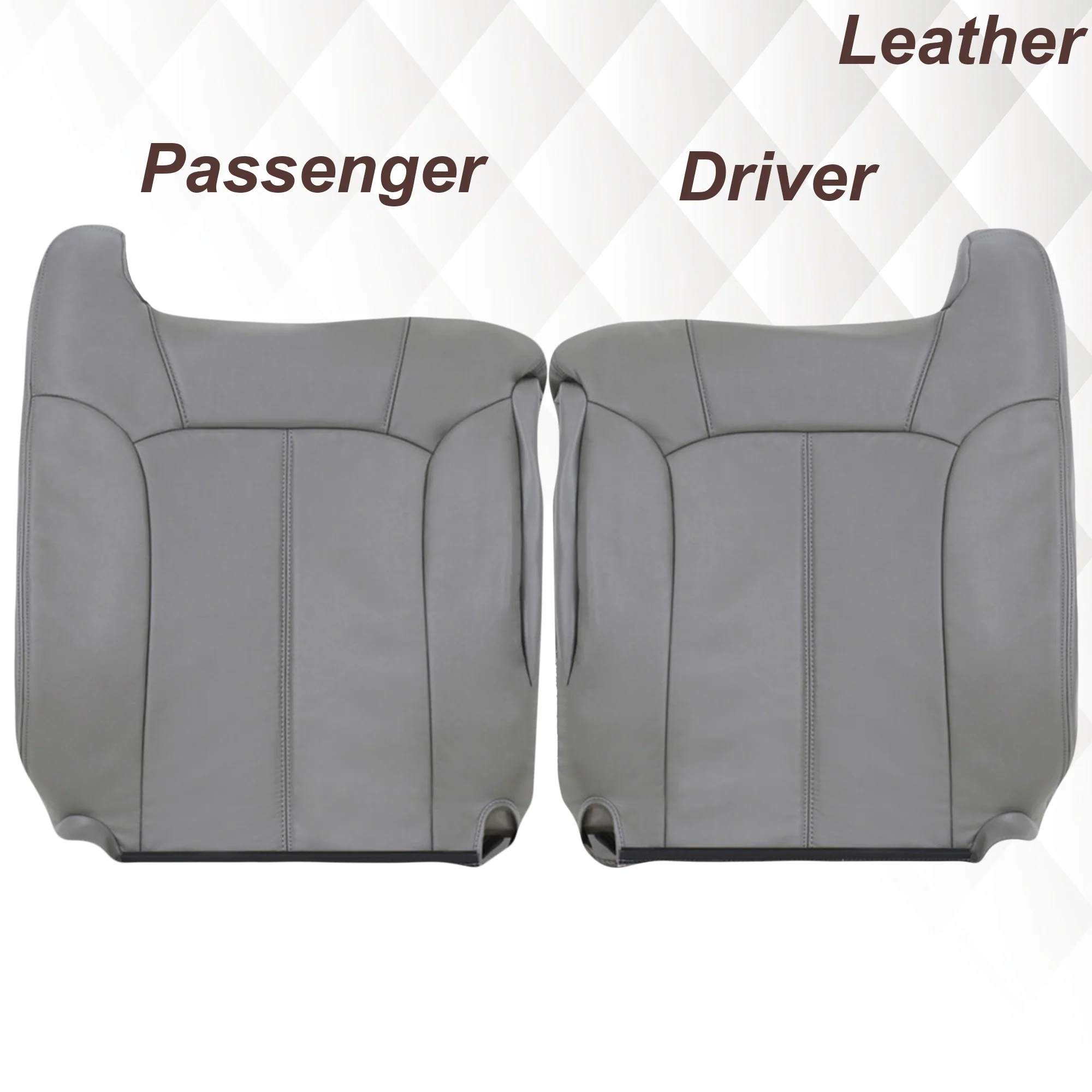 2000-2002 Chevy Tahoe/Suburban Seat Cover in Light Gray: Choose From Variations - Image 26