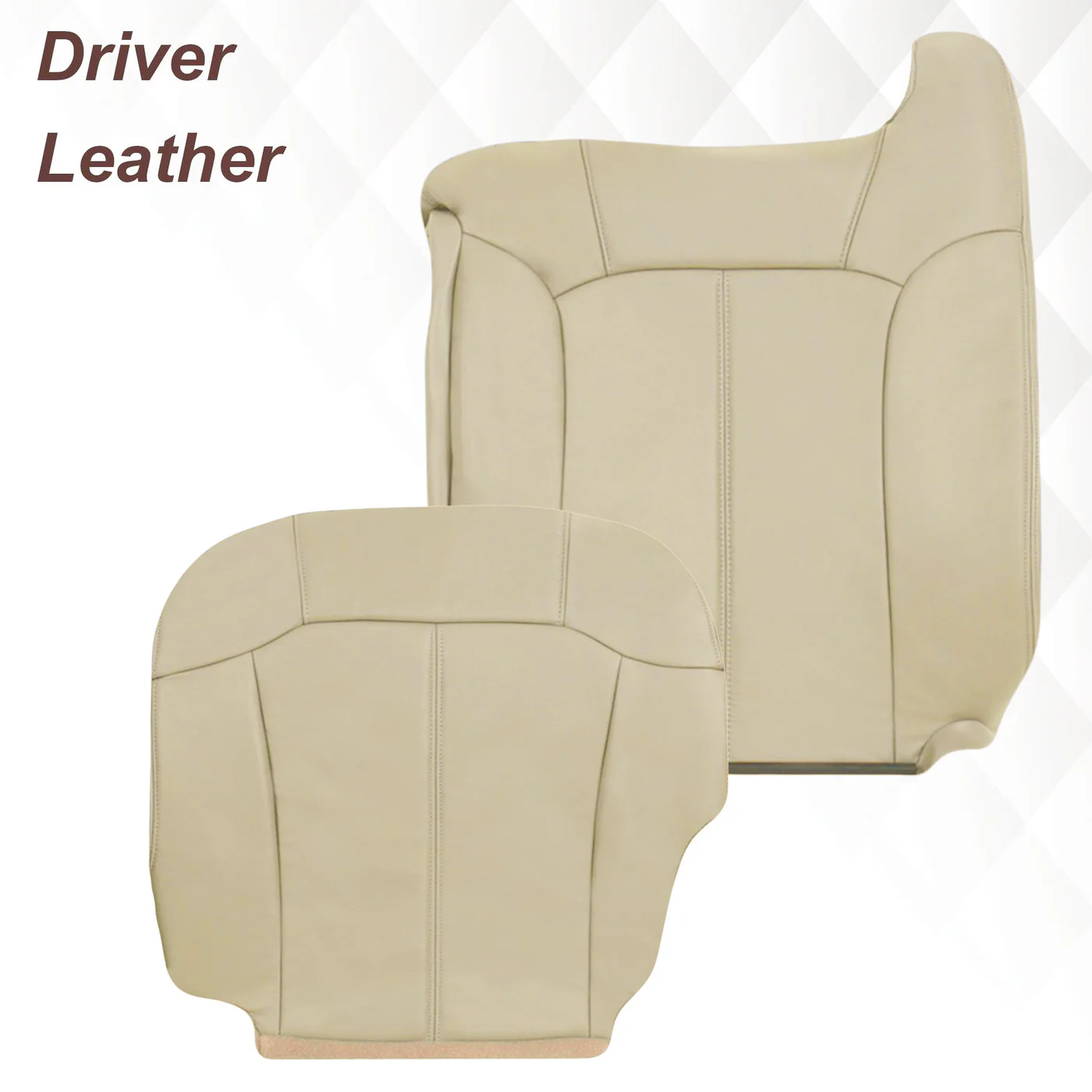 2000-2002 Chevy Tahoe/Suburban Seat Cover in Light Shale Tan: Choose From Variations - Image 11