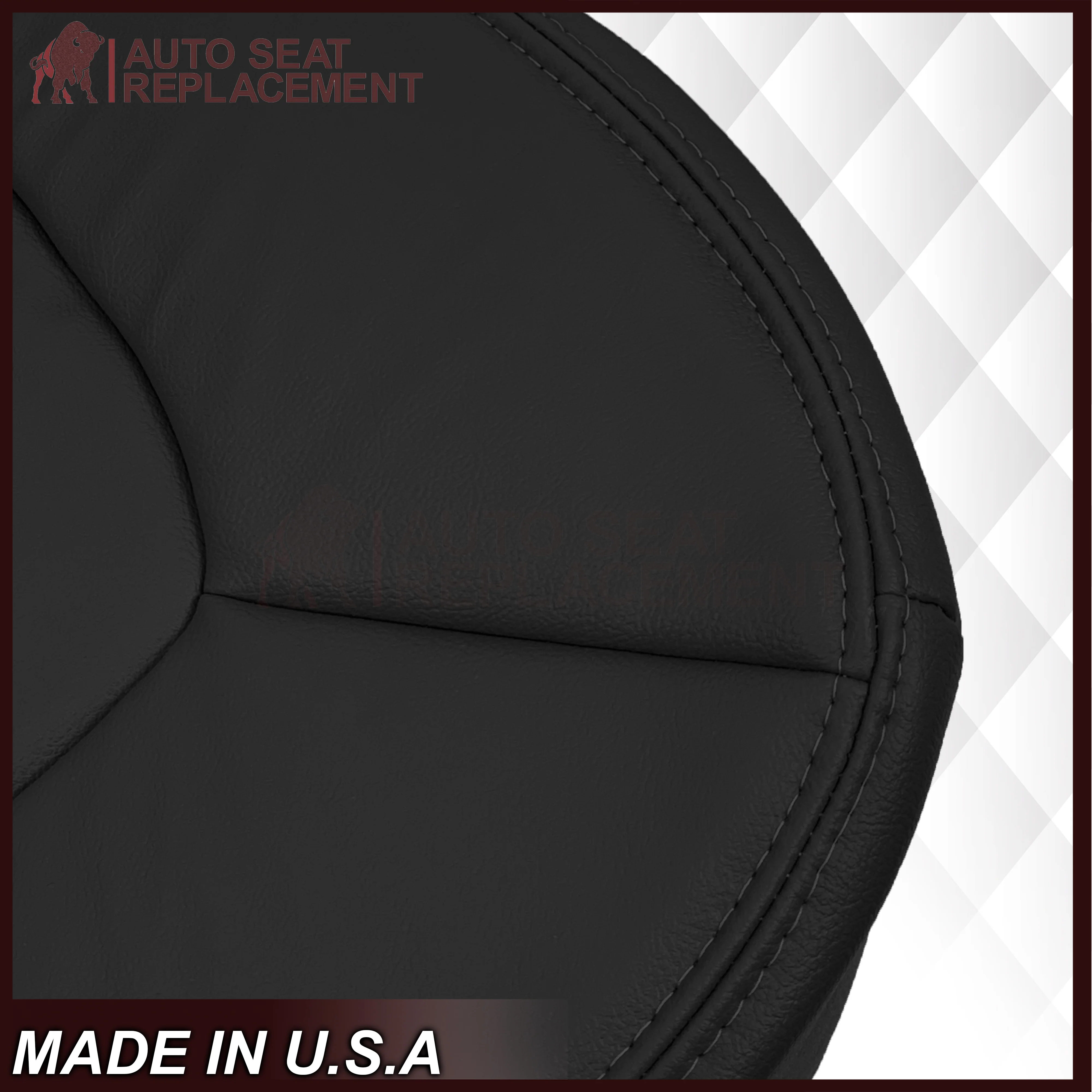 2000-2003 Dodge Durango SLT Replacement Bottom Seat Covers in Black: Choose From Variation - Image 4